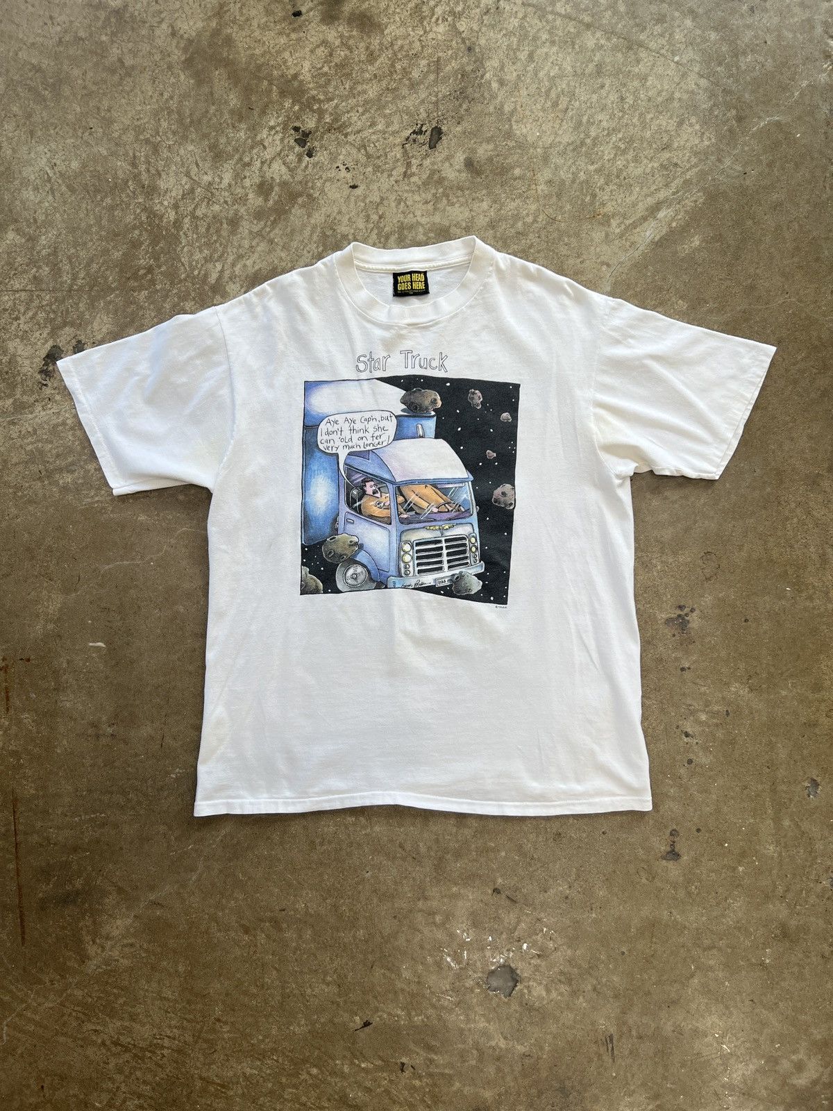 Vintage Vintage Star Truck Comic Joke Single Stitch Art Tee XL Size US XL / EU 56 / 4 - 2 Thumbnail