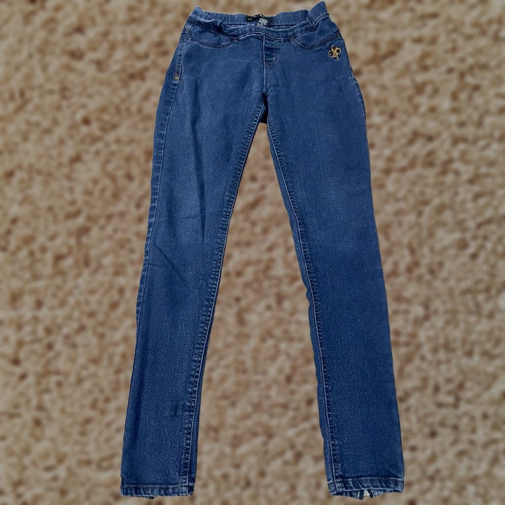 Southpole VINTAGE Southpole Jeans Womens Small Blue Skinny Tapered Zip Studded Logo Ladies Size 28" / US 6 / IT 42 - 1 Thumbnail