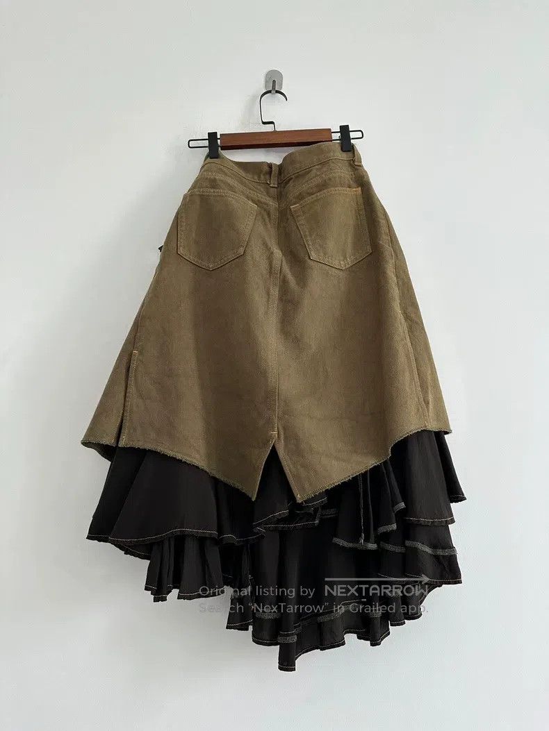 Comme des Garcons Comme Des Garcons size S Asymmetric deconstructed skirt Size 23" - 2 Thumbnail