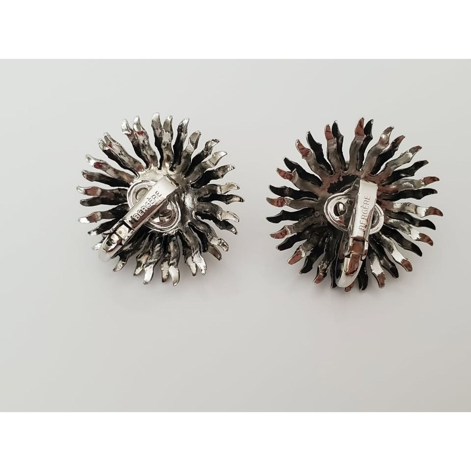 Other Vintage Bergere Sunburst Clip-On Earrings Size ONE SIZE - 3 Thumbnail