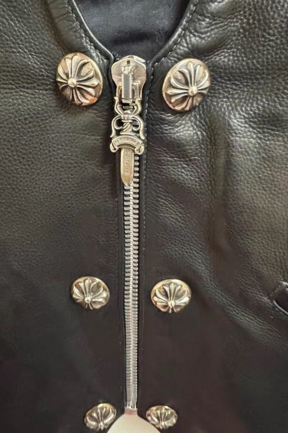 Chrome Hearts CHROME HEARTS Size L Six silver buckle sword zipper classic Size US L / EU 52-54 / 3 - 6 Thumbnail