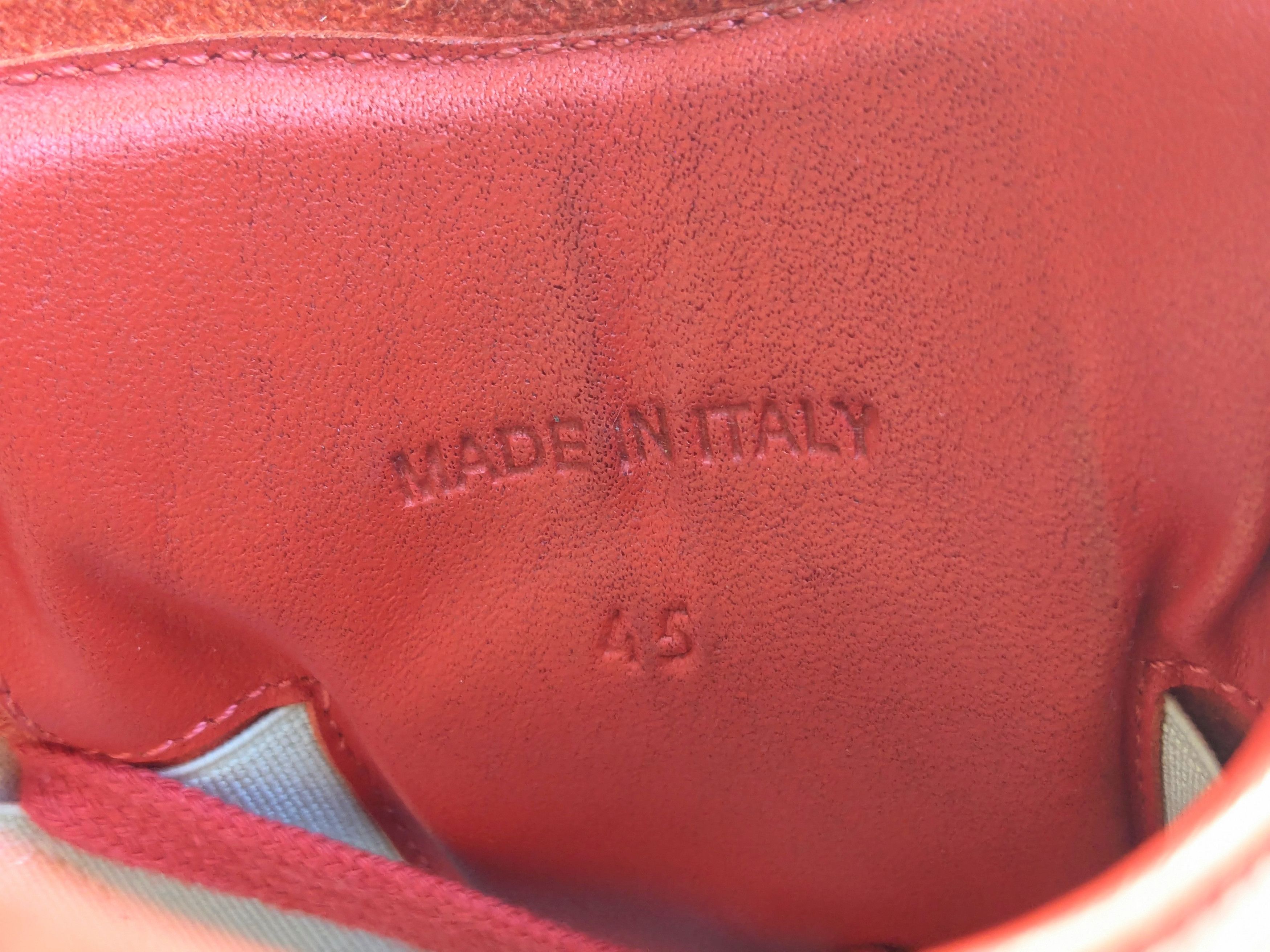 Maison Margiela Maison Margiela GAT Replica Red 12 45 Low Suede Size US 12 / EU 45 - 9 Thumbnail