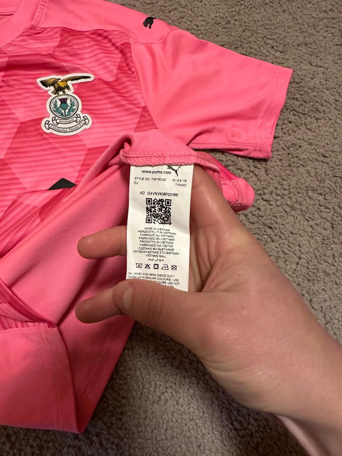 Puma Inverness Caledonian Thistle 2020-21 Away it Football Jersey Size US S / EU 44-46 / 1 - 5 Thumbnail