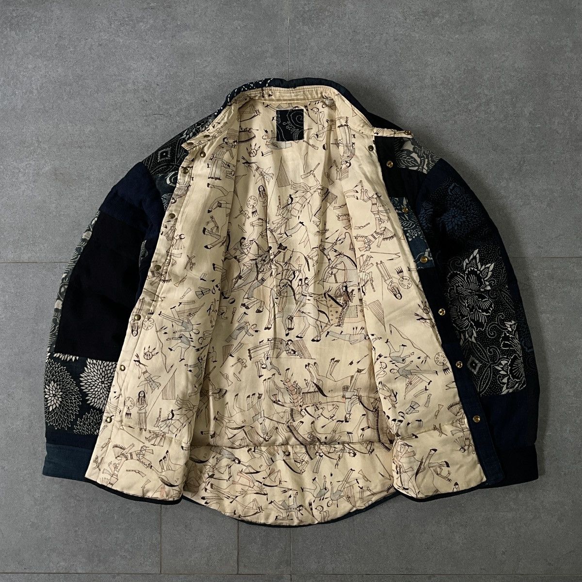 Visvim 0220905013017 VISVIM ICT KERCHIEF DOWN JKT KOFU JACKET Size US XL / EU 56 / 4 - 5 Thumbnail