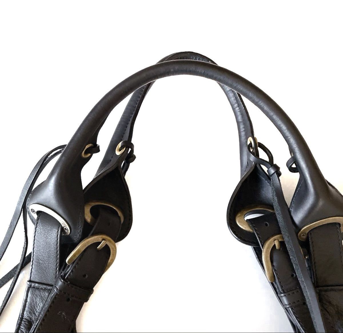 Other Sazaby Black Leather Tote Bag Size ONE SIZE - 3 Thumbnail