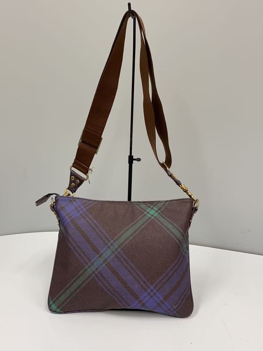 Vivienne Westwood Plaid Orb Leather Shoulder Bag Size ONE SIZE - 3 Thumbnail