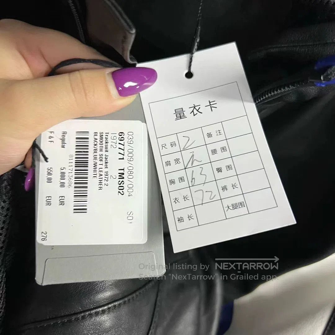 Balenciaga balenciaga color logo print hooded leather jacket. Size US M / EU 48-50 / 2 - 4 Thumbnail