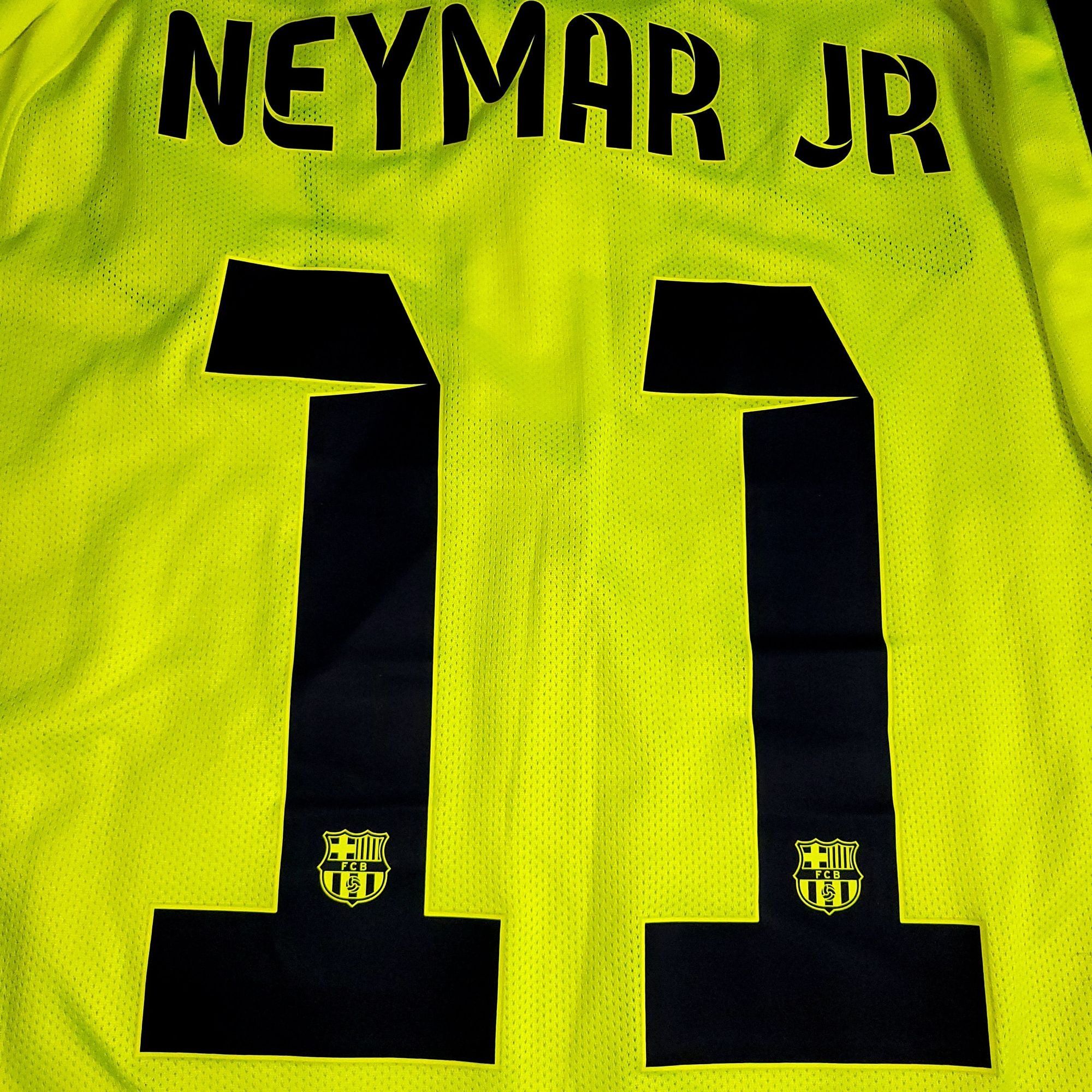Nike Neymar Barcelona 2014 2015 PLAYER ISSUE Soccer Jersey XL Size US XL / EU 56 / 4 - 4 Thumbnail