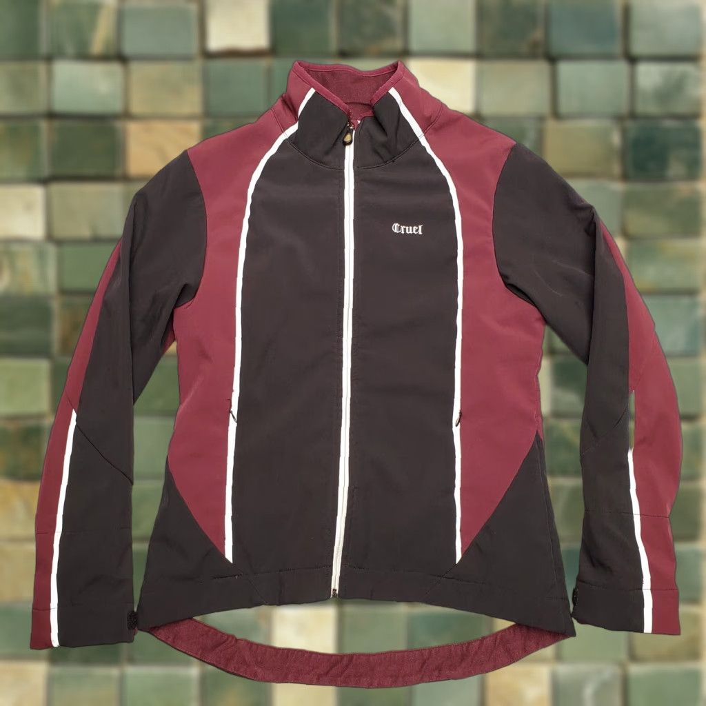 Marmot Marmot Cruel Jacket Womens M Maroon Black Full Zip Fleece Lined Wind-Resistant Outdoor Coat Size M / US 6-8 / IT 42-44 - 1 Thumbnail