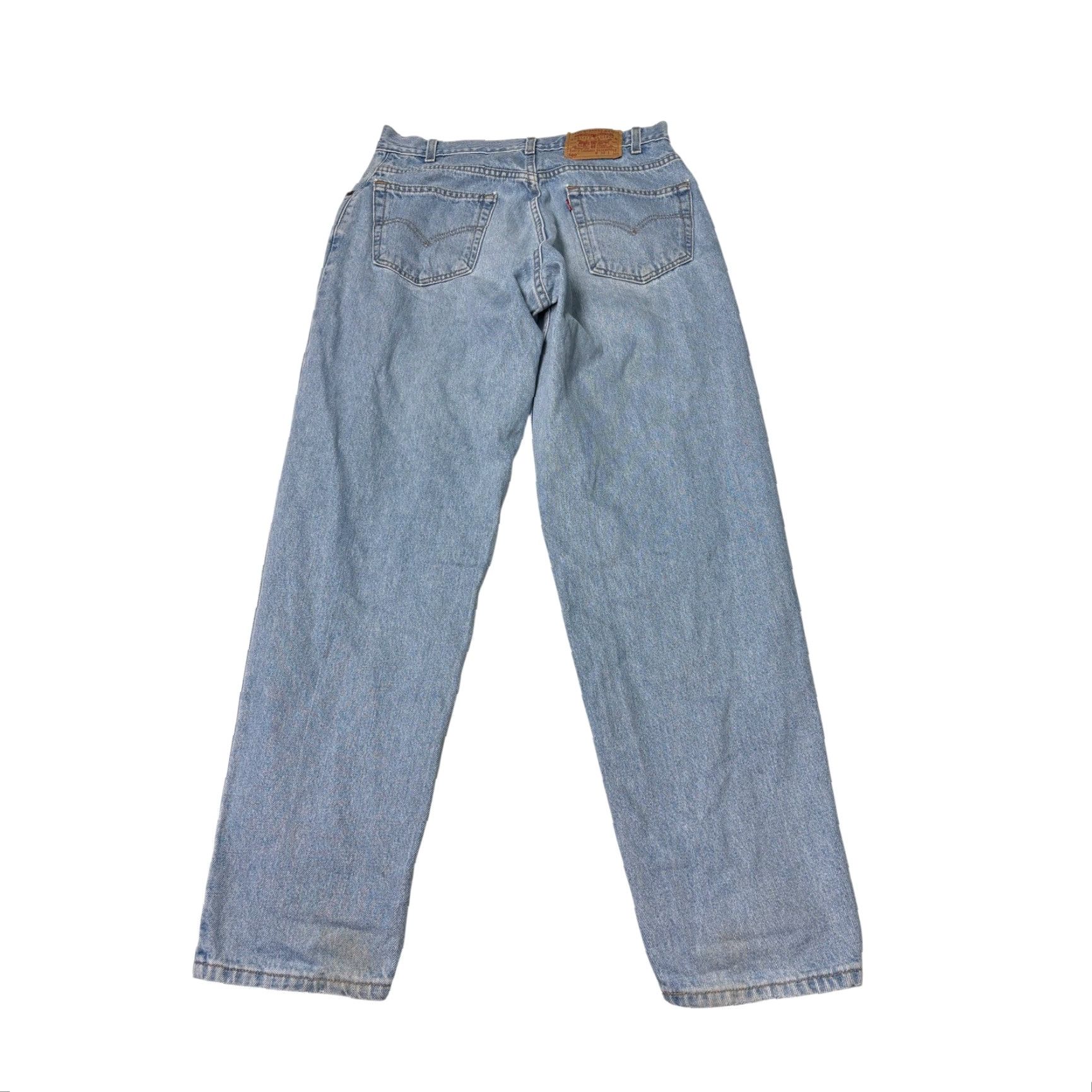 Levi's VINTAGE Levi's 560 Loose Fit Tapered Leg Jeans Light Wash Made USA Mens 34x32 Blue 90s Grunge Size US 34 / EU 50 - 6 Thumbnail