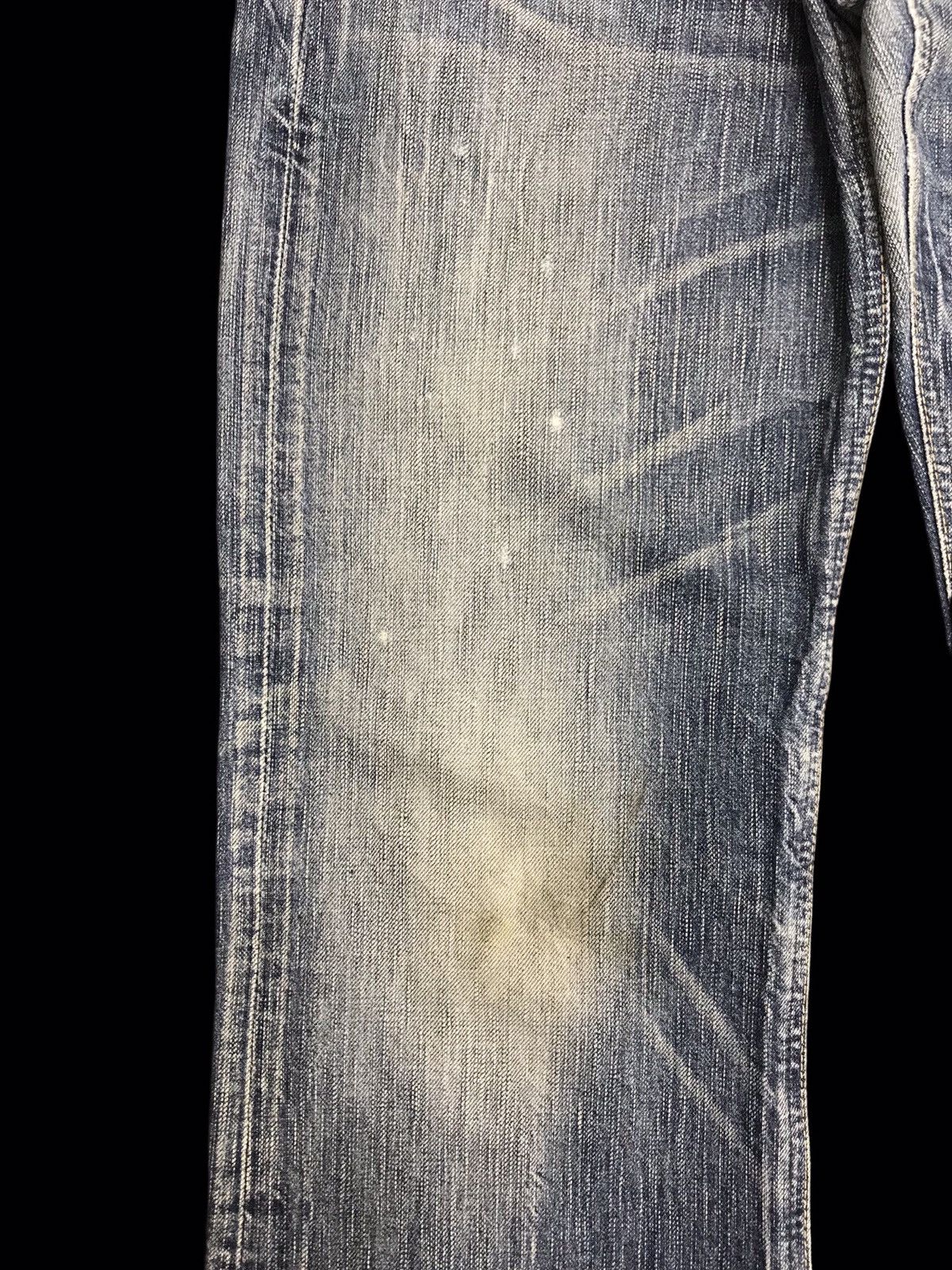 Edwin 💥FLARE💥ARCHIVAL EDWIN 503 SICK FADES FLARE DENIM F416 Size US 35 - 7 Thumbnail