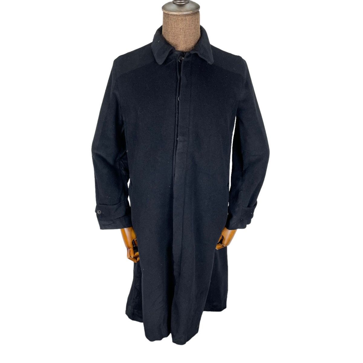 Yohji Yamamoto 🌟Y’S YOHJI YAMAMOTO CASHMERE LONG BUTTON JACKET Size L / US 10 / IT 46 - 2 Thumbnail