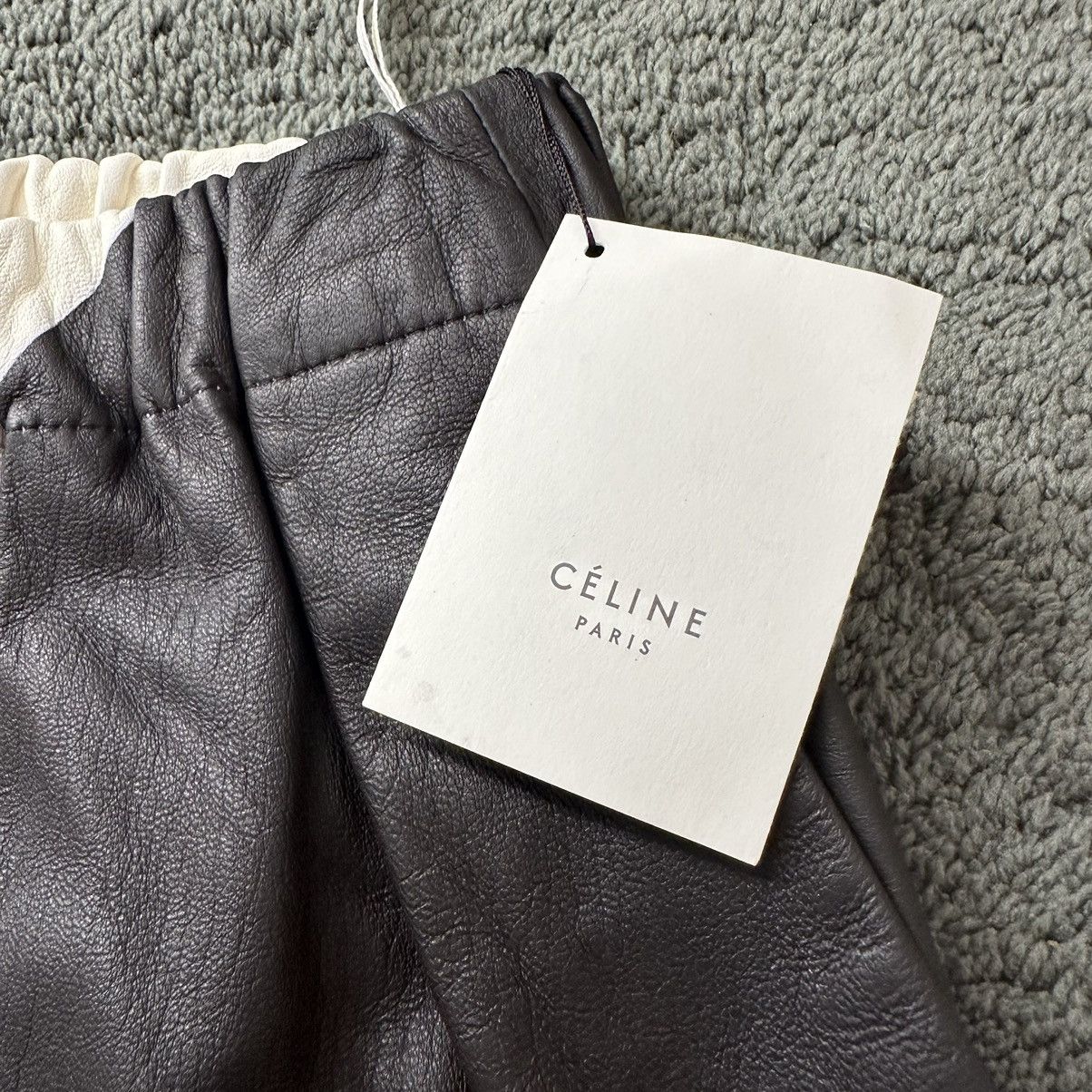 Celine × Phoebe Philo Celine Philo Era Old Celine Fall 2018 Leather Pants Size 26" / US 2 / IT 38 - 3 Thumbnail
