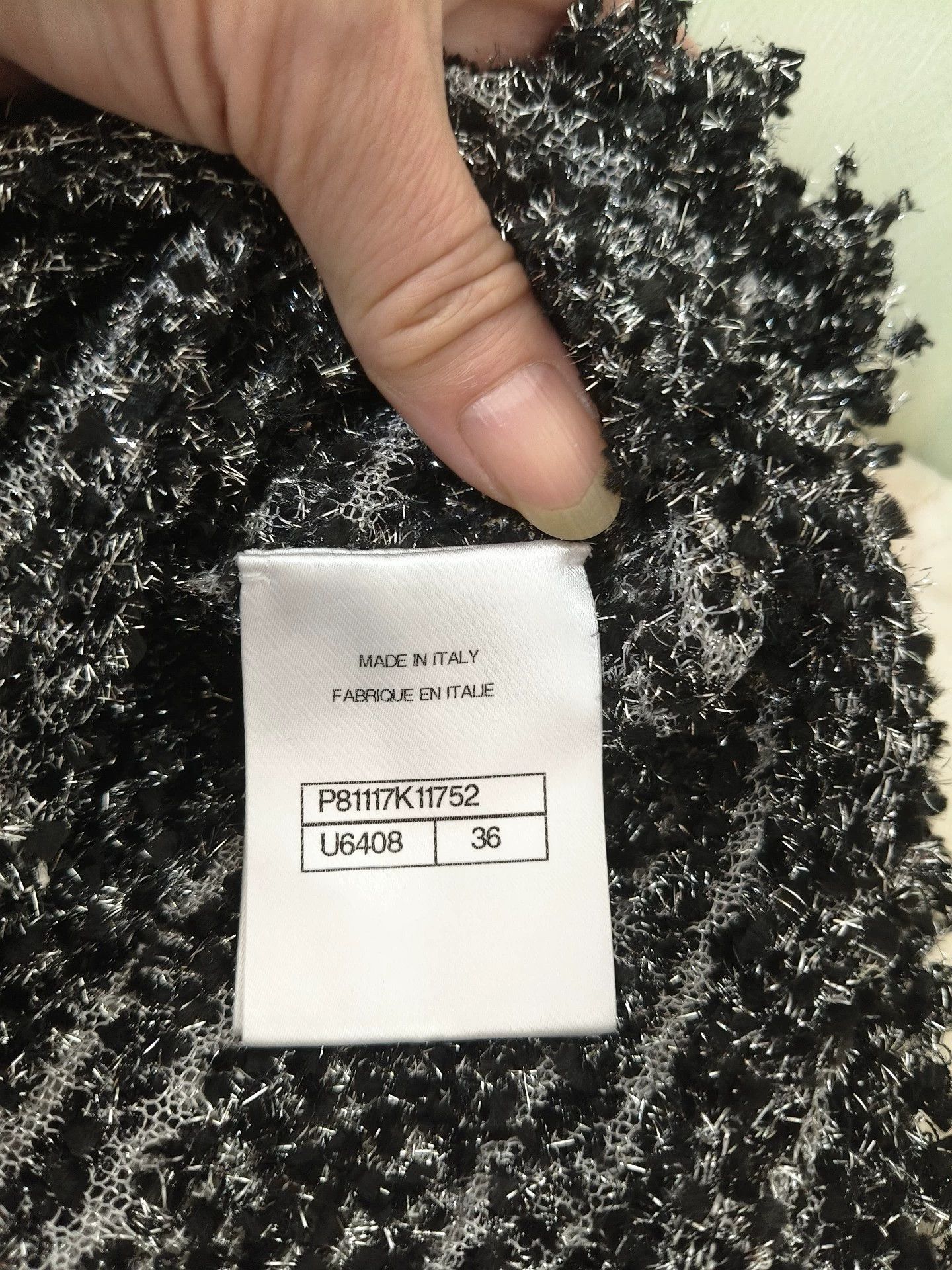 Chanel Chanel 26c Black Silver Thread Camisole Size XS / US 0-2 / IT 36-38 - 4 Thumbnail