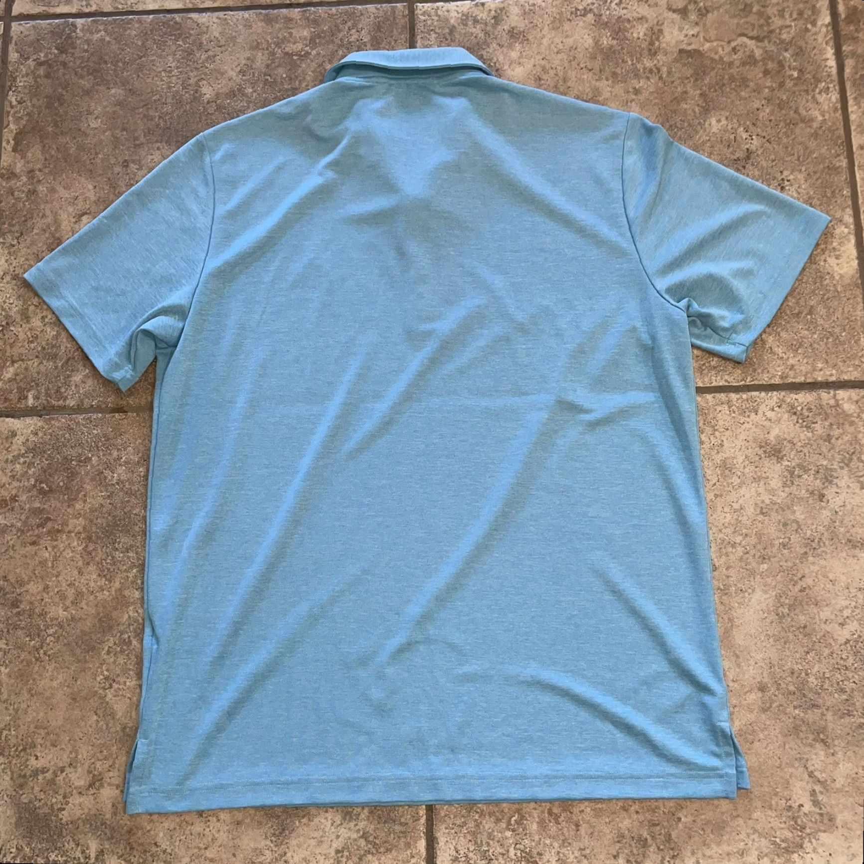 Adidas Adidas Golf Polo Blue Half Button Up Mens XL Polo Shirt Size US XL / EU 56 / 4 - 4 Thumbnail