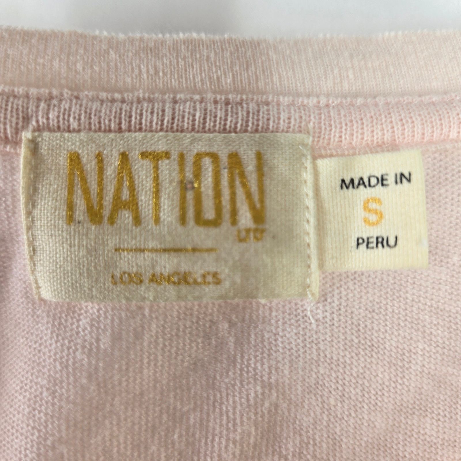 Nation LTD Nation LTD Pink Bea Front Ruffle Tank Top Bouse Size Small Size S / US 4 / IT 40 - 4 Thumbnail