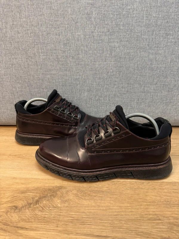 Barracuda Barracuda Italy Leather Lace Ups Burgundy shoes size 40 Size US 10 / IT 40 - 2 Thumbnail