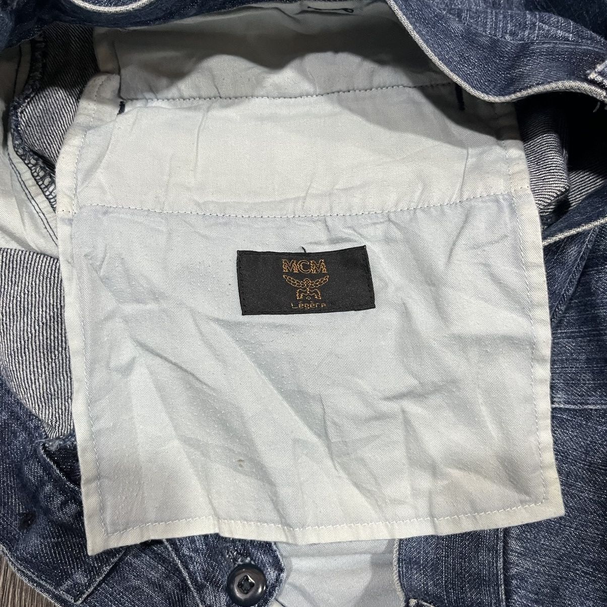 MCM Vintage Barrel Denim Blue Washed Size US 36 / EU 52 - 7 Thumbnail