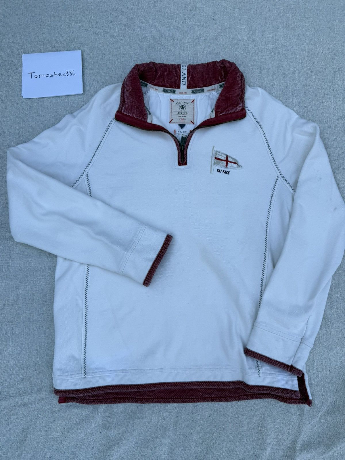 FatFace FatFace England Quarter Zip Size US L / EU 52-54 / 3 - 1 Thumbnail