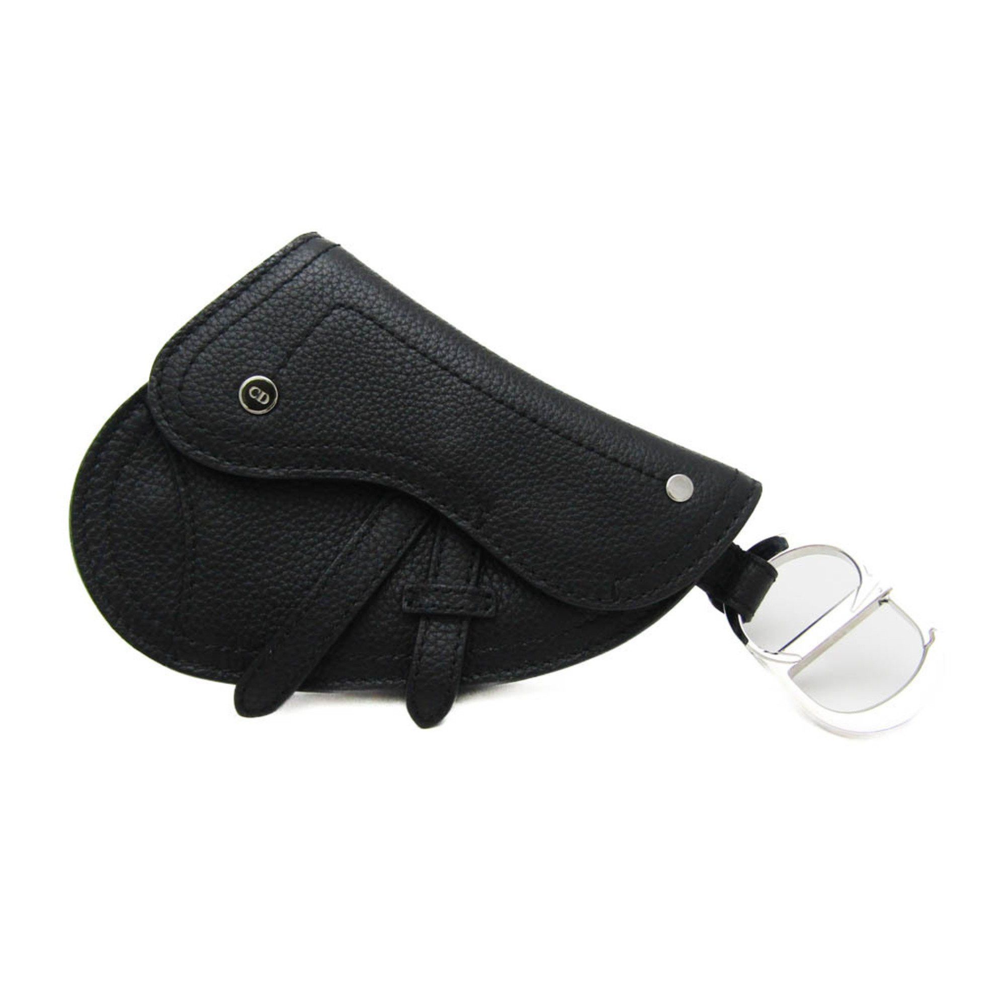 Dior Saddle Black Leather Clutch Bag (Pre-Owned) Size ONE SIZE - 1 Thumbnail