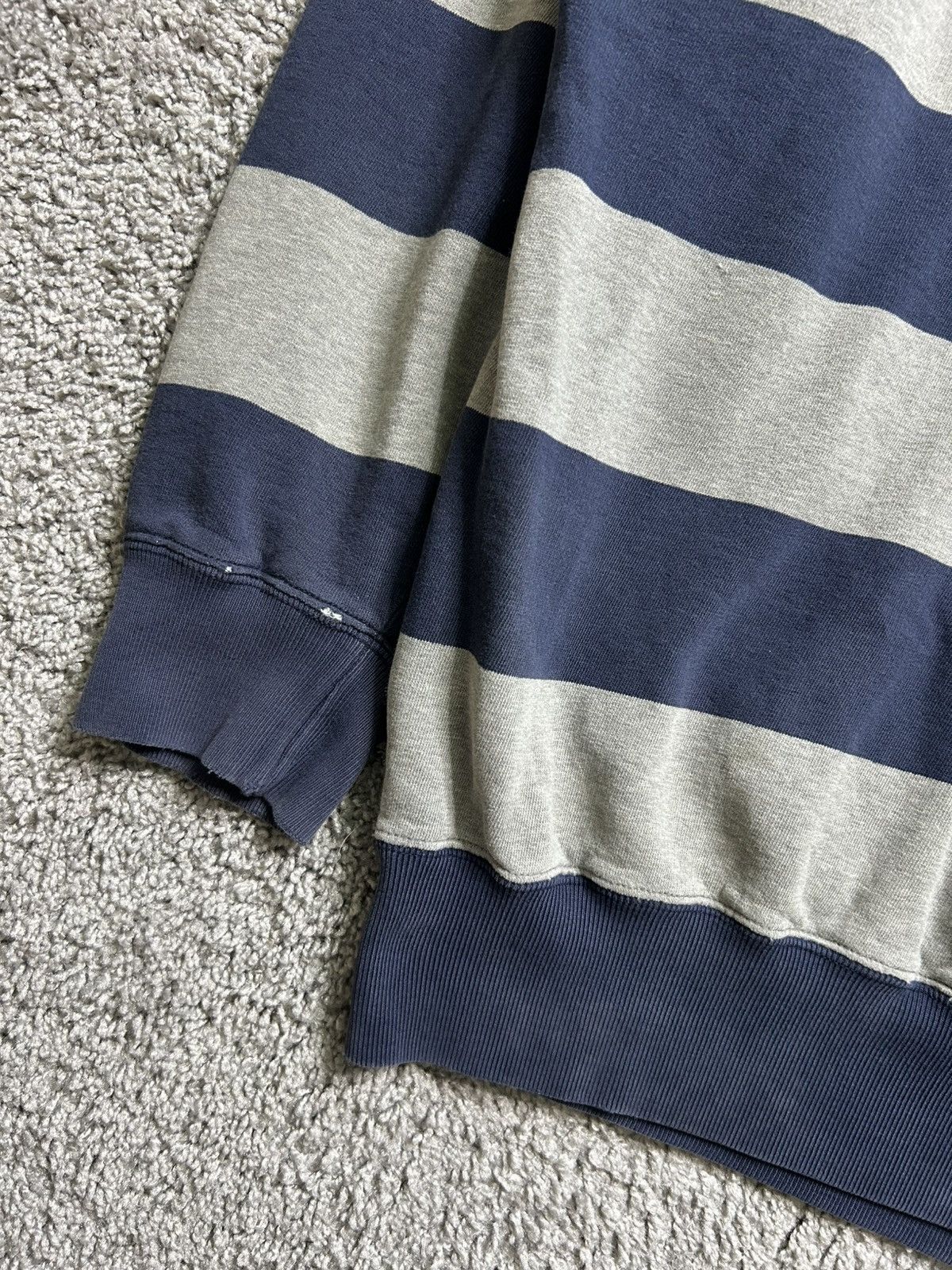 Polo Ralph Lauren Vintage 80s Polo Ralph Lauren Striped Turtle Neck Sweatshirt Size US XL / EU 56 / 4 - 3 Thumbnail