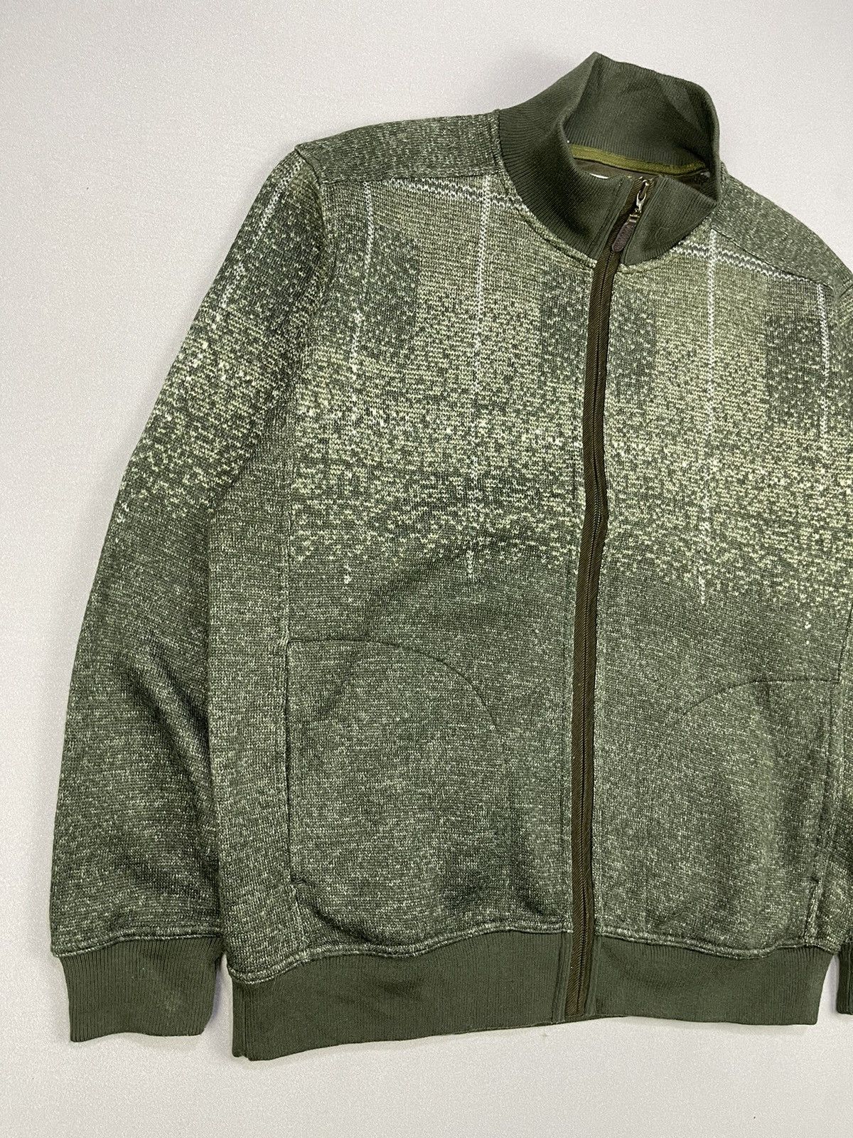Golden Bear GOLDEN BEAR NATIVE NAVAJO GREEN ZIPPER SWEATER Size US L / EU 52-54 / 3 - 3 Thumbnail