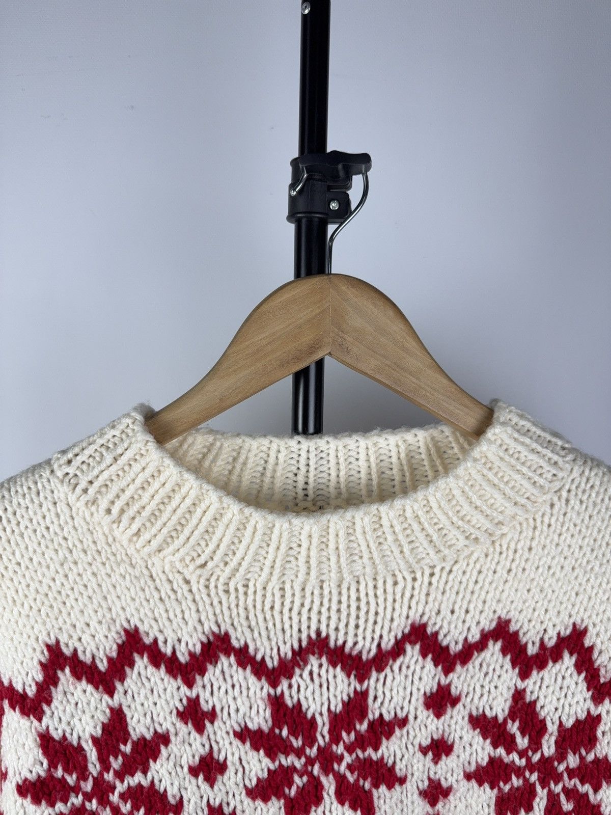 Japanese Brand × Vintage Sweater White Knit Basic Streetwear Avant-garde Grunge Y2K Size US L / EU 52-54 / 3 - 4 Thumbnail