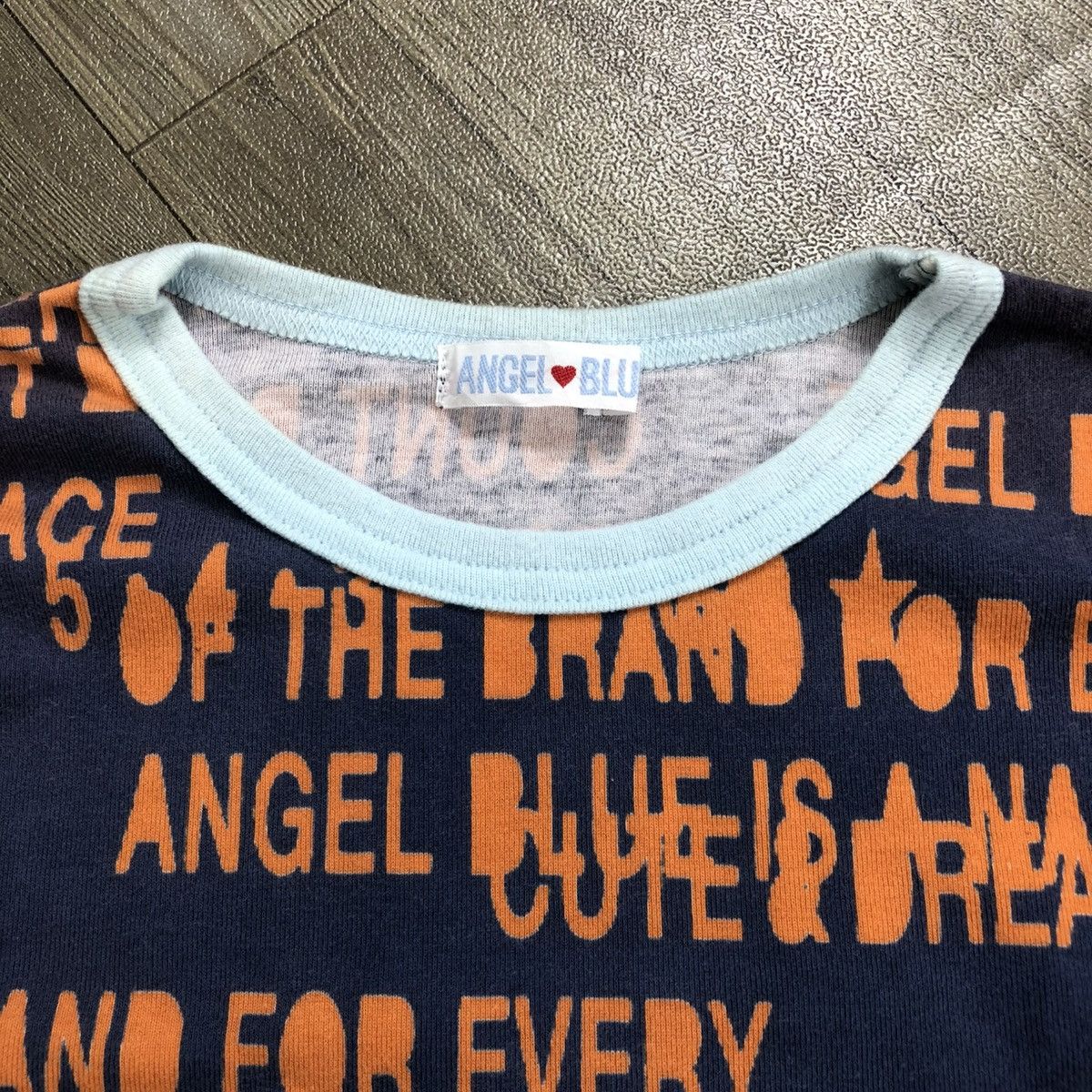 Angel Blue × Hysteric Glamour × Japanese Brand 2000s Angel Blue Iconic Design Poem Goa LGB Long Slevee Size S / US 4 / IT 40 - 3 Thumbnail