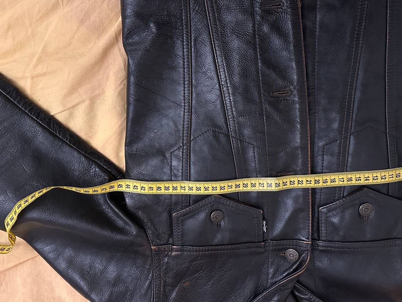 Levi's Vintage Clothing Vintage leather jacket Size 38S - 11 Thumbnail