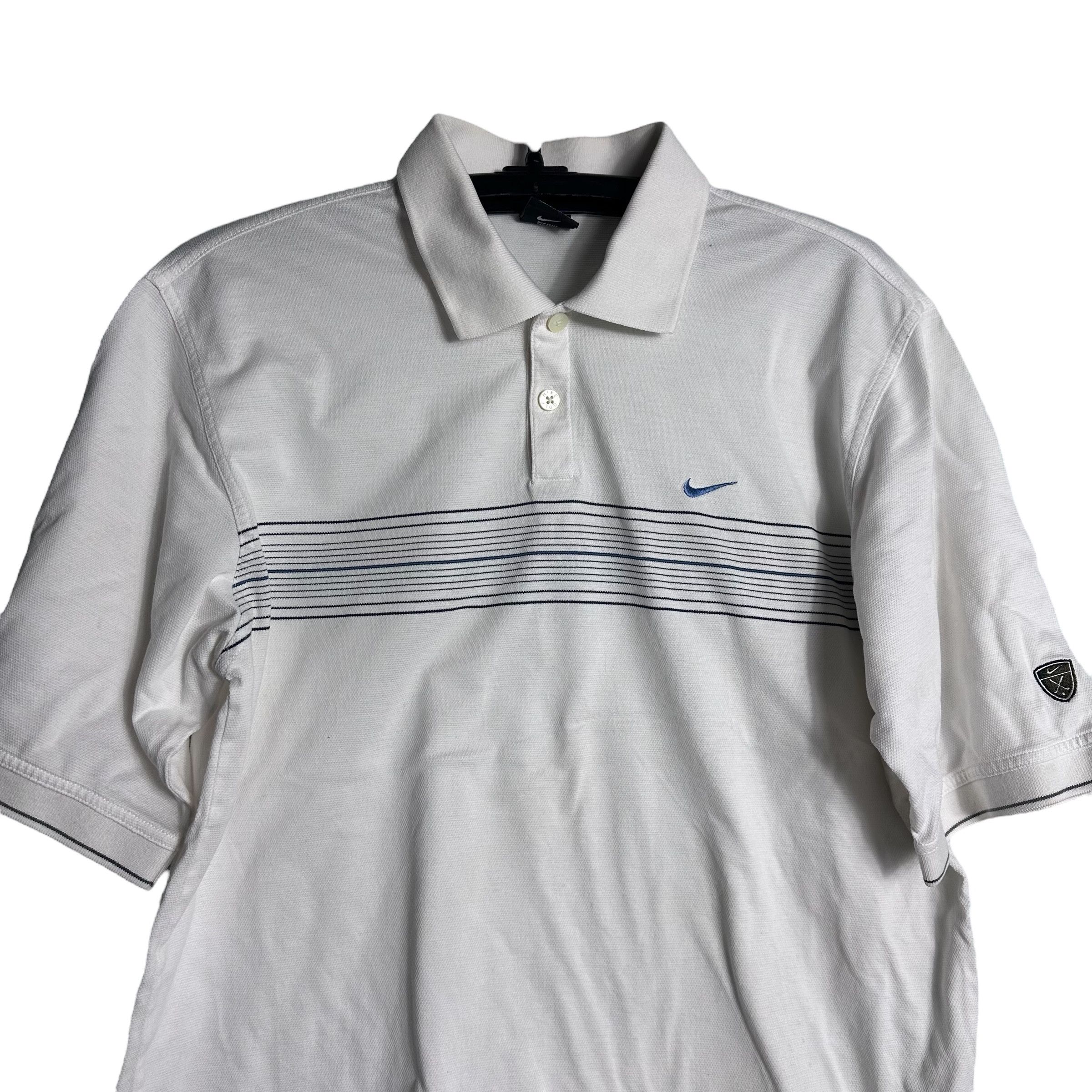 Nike × Vintage 🔥RARE🔥Vintage Nike Golf Stripe Polo Shirt Size US L / EU 52-54 / 3 - 2 Thumbnail