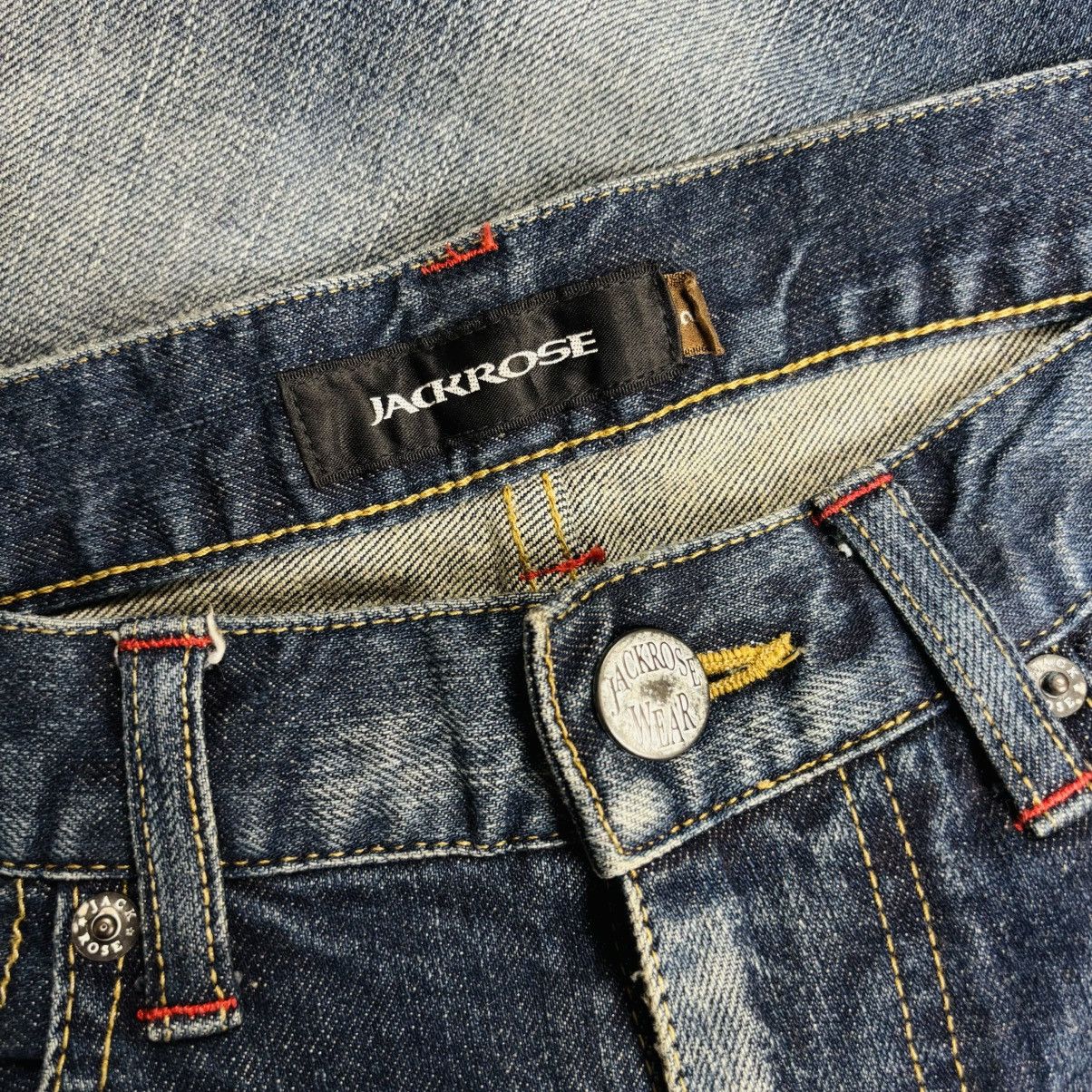 JACKROSE 2000s Jackrose - Vkei Style Washed Denim Pants Size US 29 - 6 Thumbnail