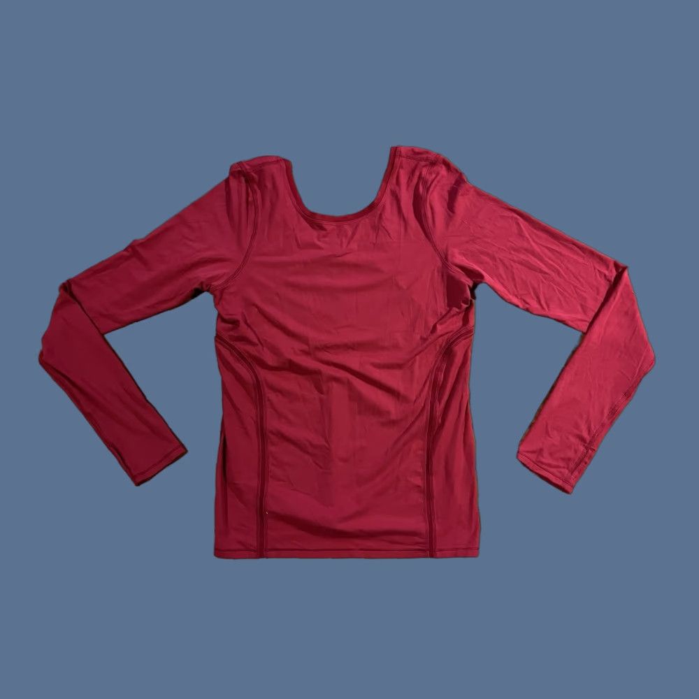 Lululemon Lululemon Align And Define Long Sleeve Tee Shirt Women’s 8 Berry Rumble Size M / US 6-8 / IT 42-44 - 1 Thumbnail