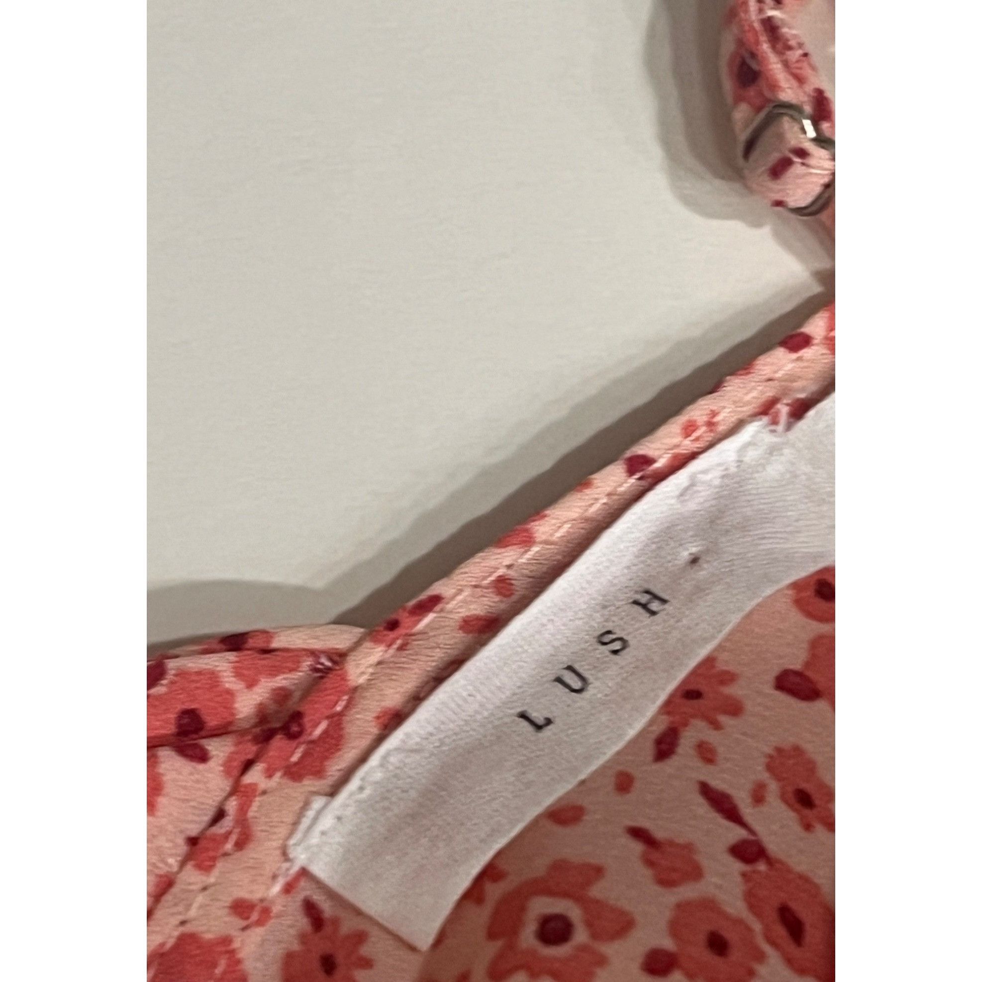 Other LUSH Tie Back Camisole , Floral, Peach Coral, M Size M / US 6-8 / IT 42-44 - 6 Thumbnail