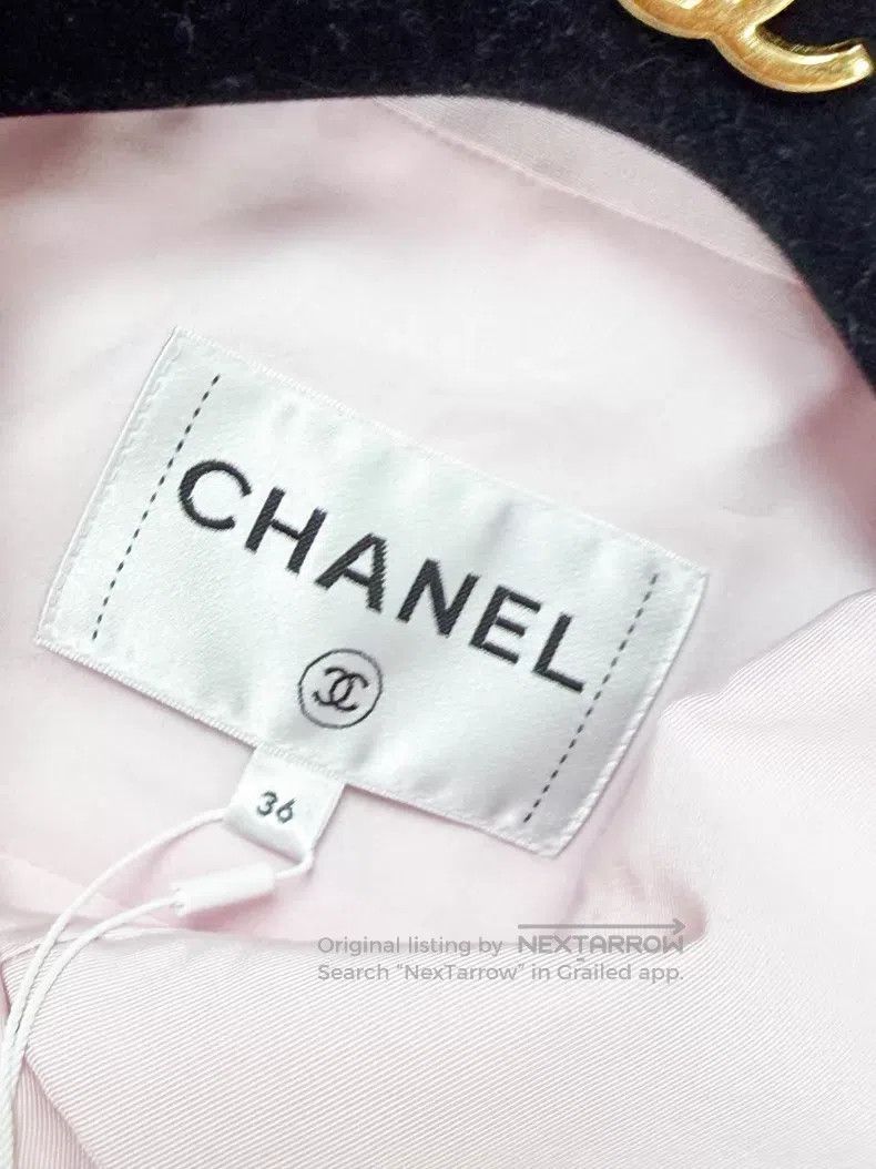 Chanel Chanel Gold buckle four-pocket long-sleeved jacket Size XS / US 0-2 / IT 36-38 - 5 Thumbnail