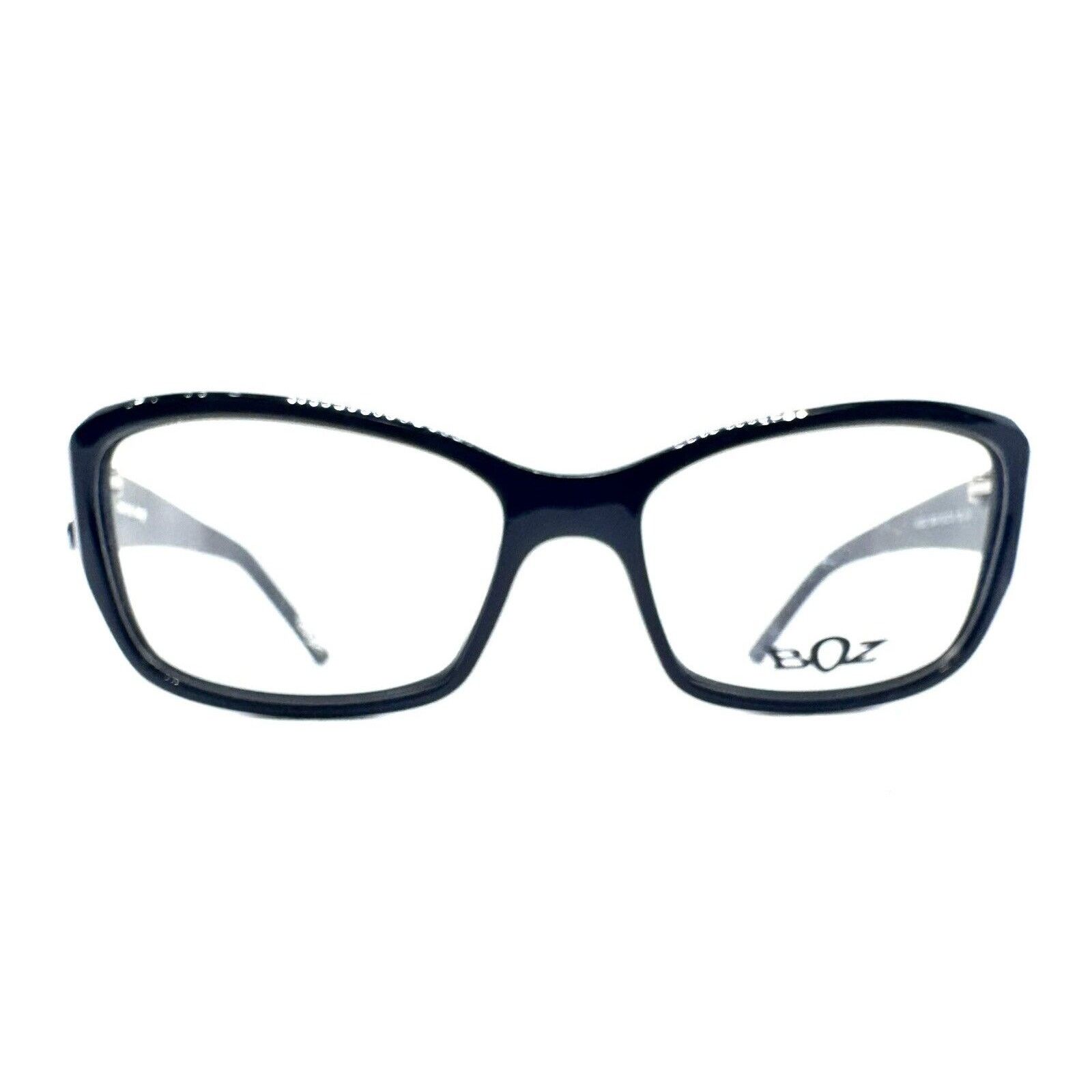 J.F. REY BOZ NICOLE 0000 BLACK AUTHENTIC EYEGLASSES FRAME RX 55-16 Size ONE SIZE - 2 Thumbnail