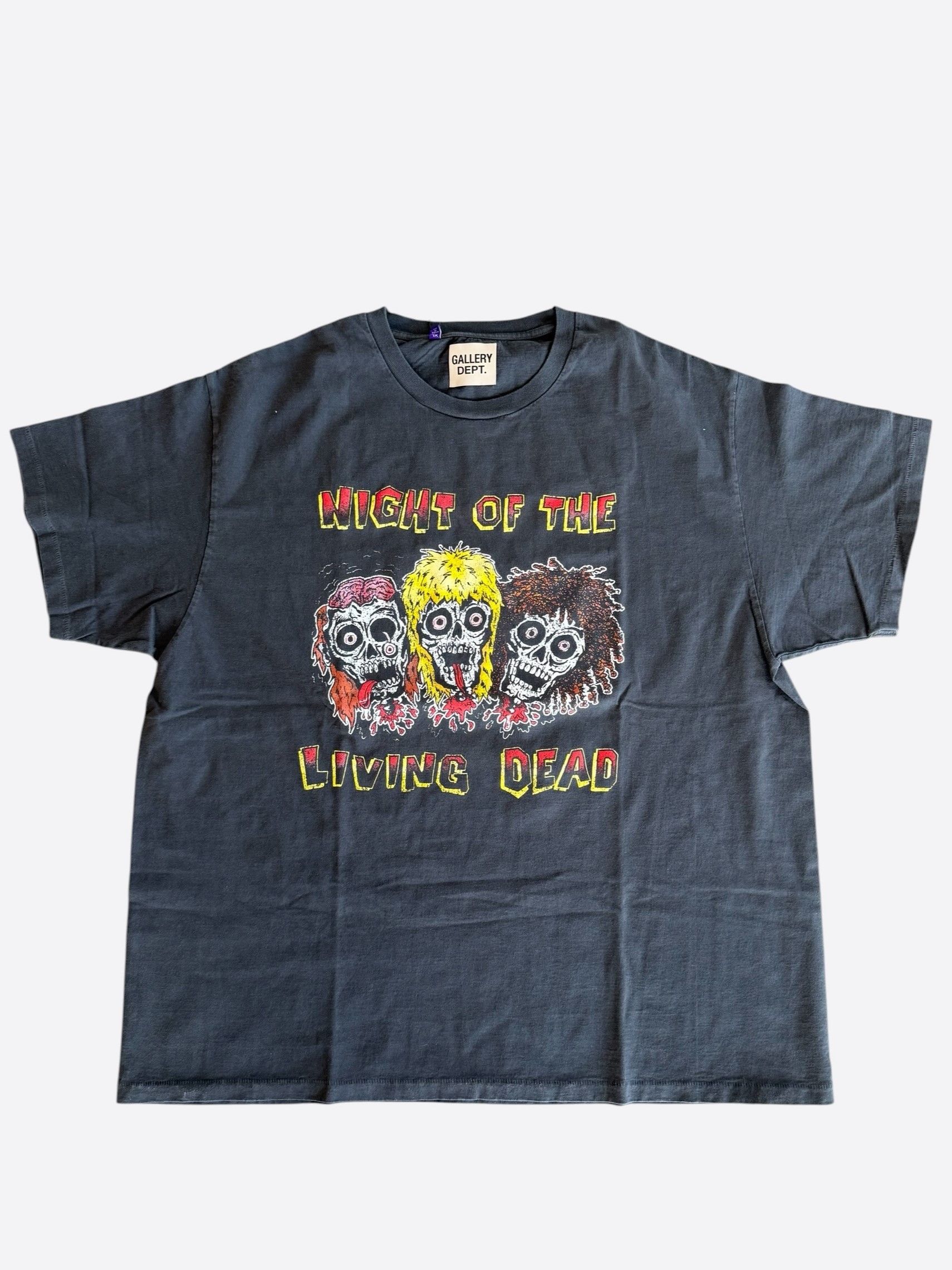 Gallery Dept Black Night Of The Living Dead Graphic T-Shirt
