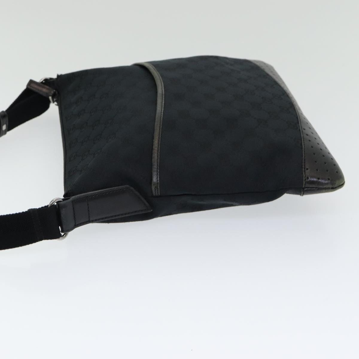 Gucci GUCCI GG Canvas Shoulder Bag Black Size ONE SIZE - 3 Thumbnail