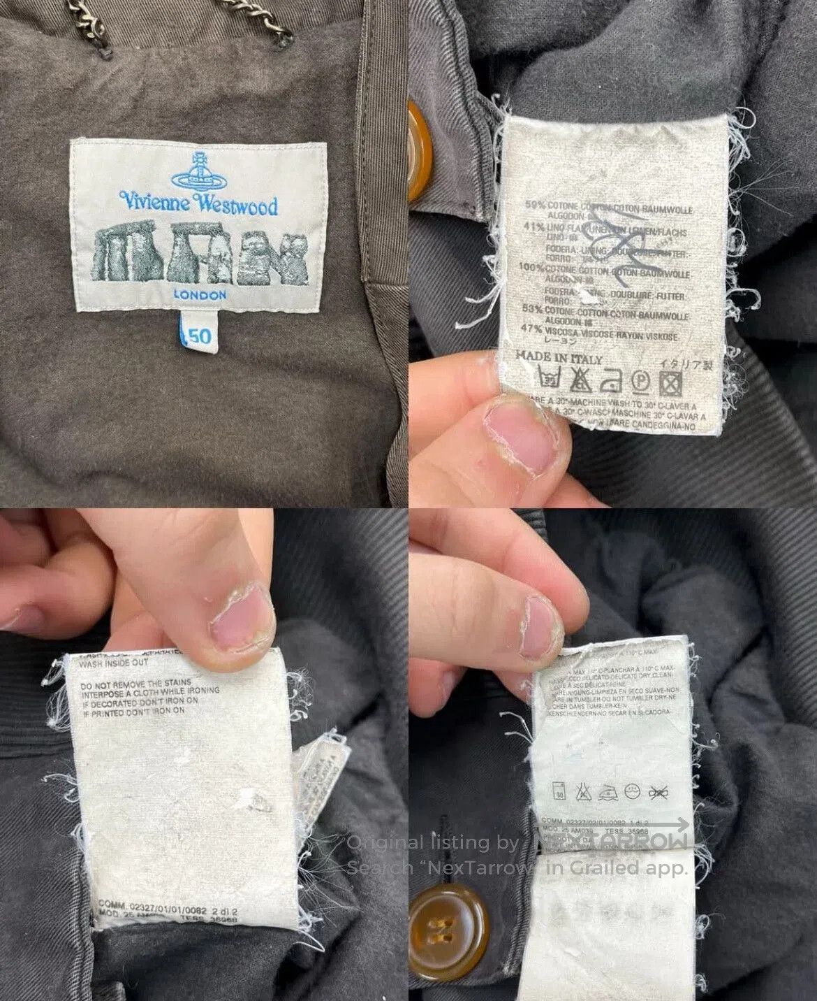 Vivienne Westwood Vivienne Westwood Unique Zip Hoodie. Size US M / EU 48-50 / 2 - 6 Thumbnail