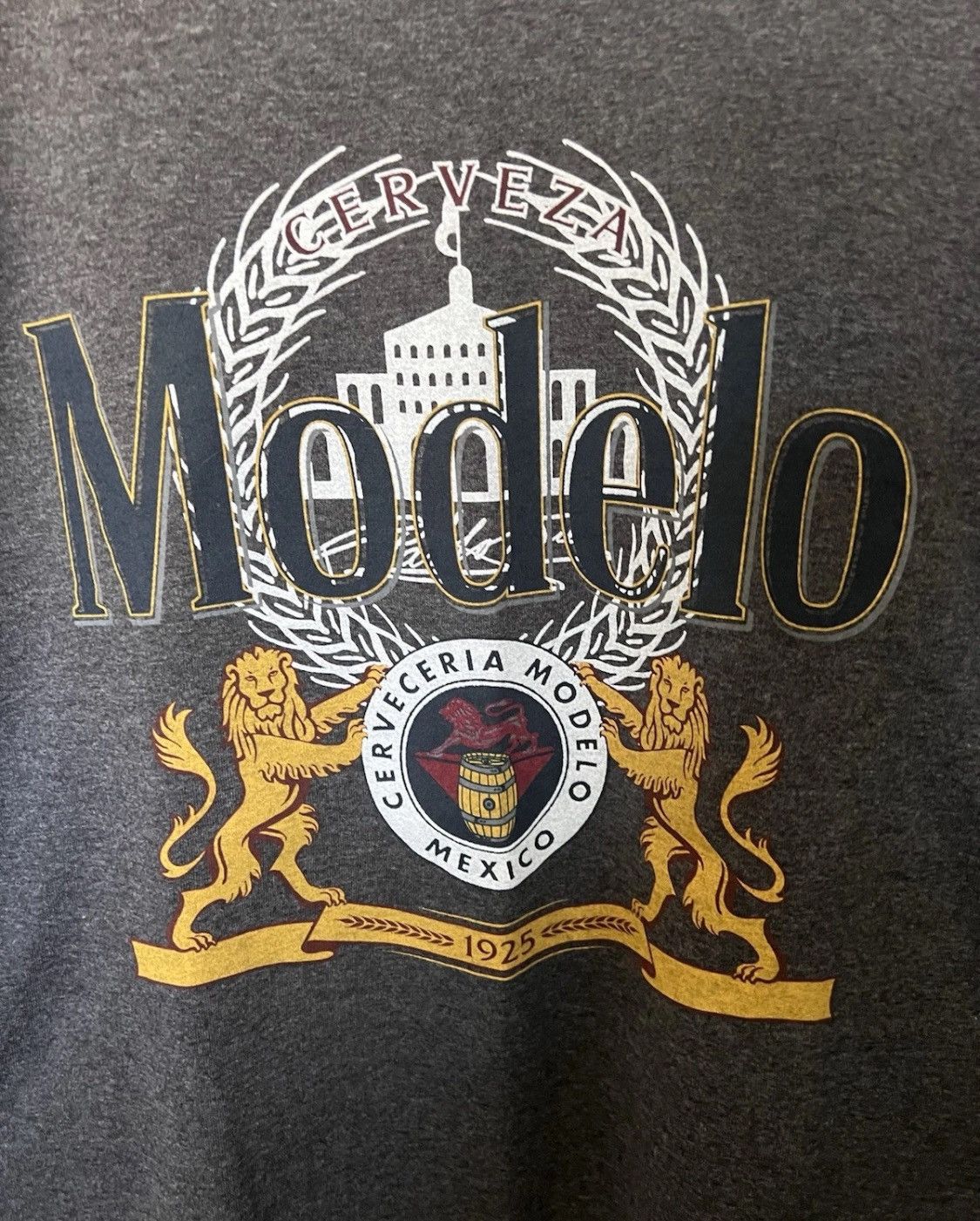 Other Modelo Beer Black T-Shirt Cerveceria Size M Size US M / EU 48-50 / 2 - 2 Thumbnail