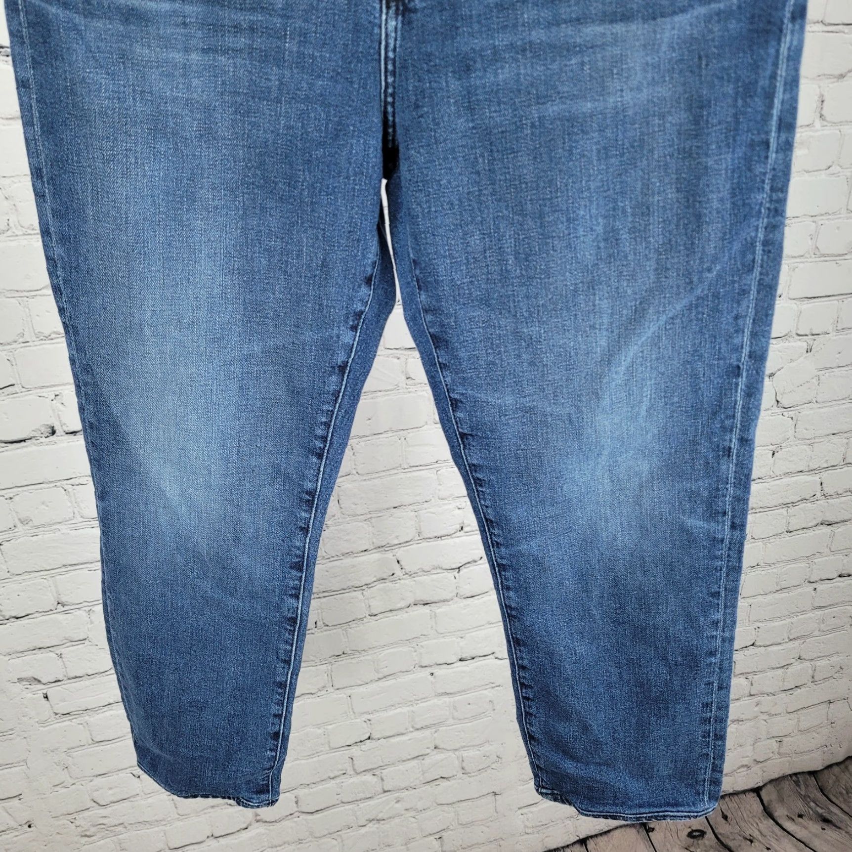Denime VINTAGE Adriano Goldschmied Blue Denim Ex Boyfriend Slouchy Slim Jeans 29 Regular Blue 90s Womens Jeans AG Adriano Goldschmied Size 29" - 7 Thumbnail
