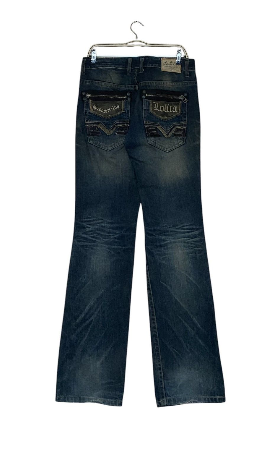 14th Addiction × Japanese Brand × Vintage Vintage Japanese Brand Lolita Waxed Jeans 2000s Size US 30 / EU 46 - 2 Thumbnail