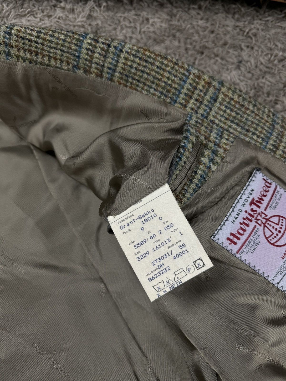 Harris Tweed × Vintage Vintage wool blazer Harris Tweed 90s original luxury item Size 48L - 4 Thumbnail