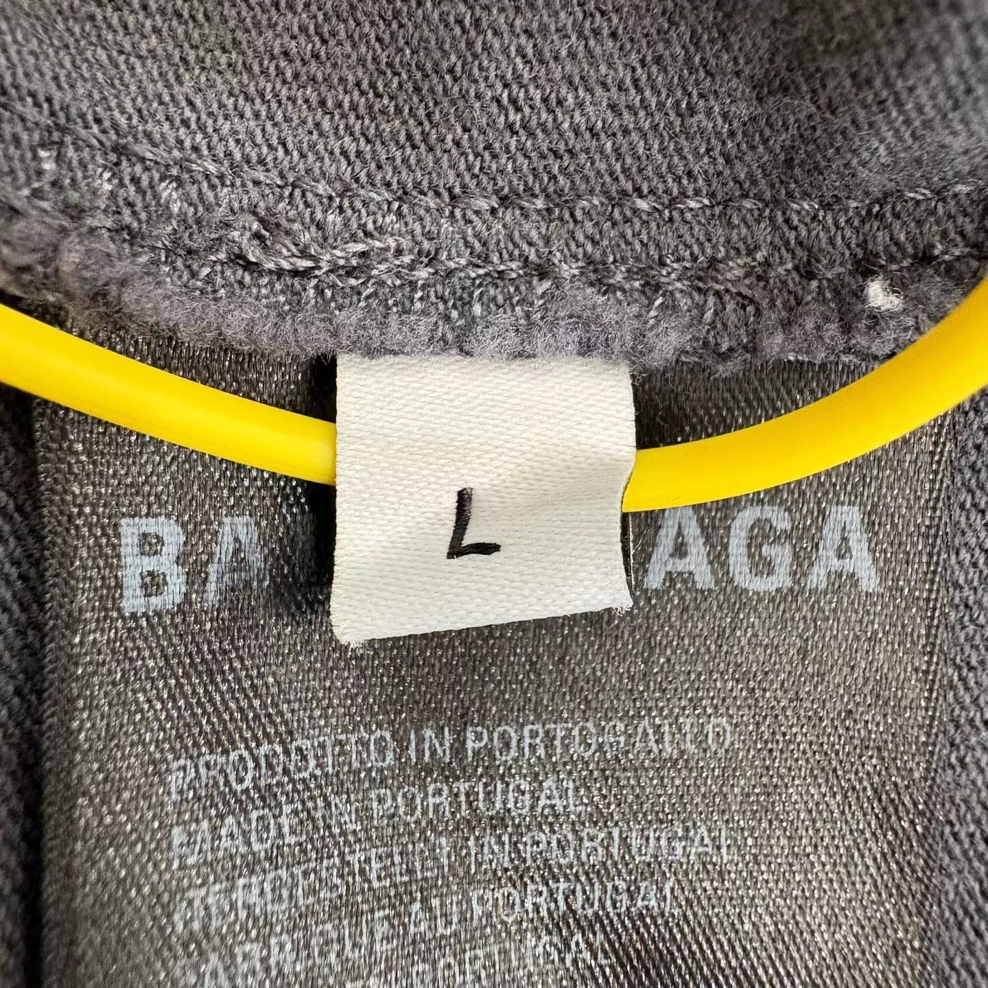 Balenciaga Balenciaga Charcoal Embroidered Coke Logo T-shirt L Size L / US 10 / IT 46 - 5 Thumbnail