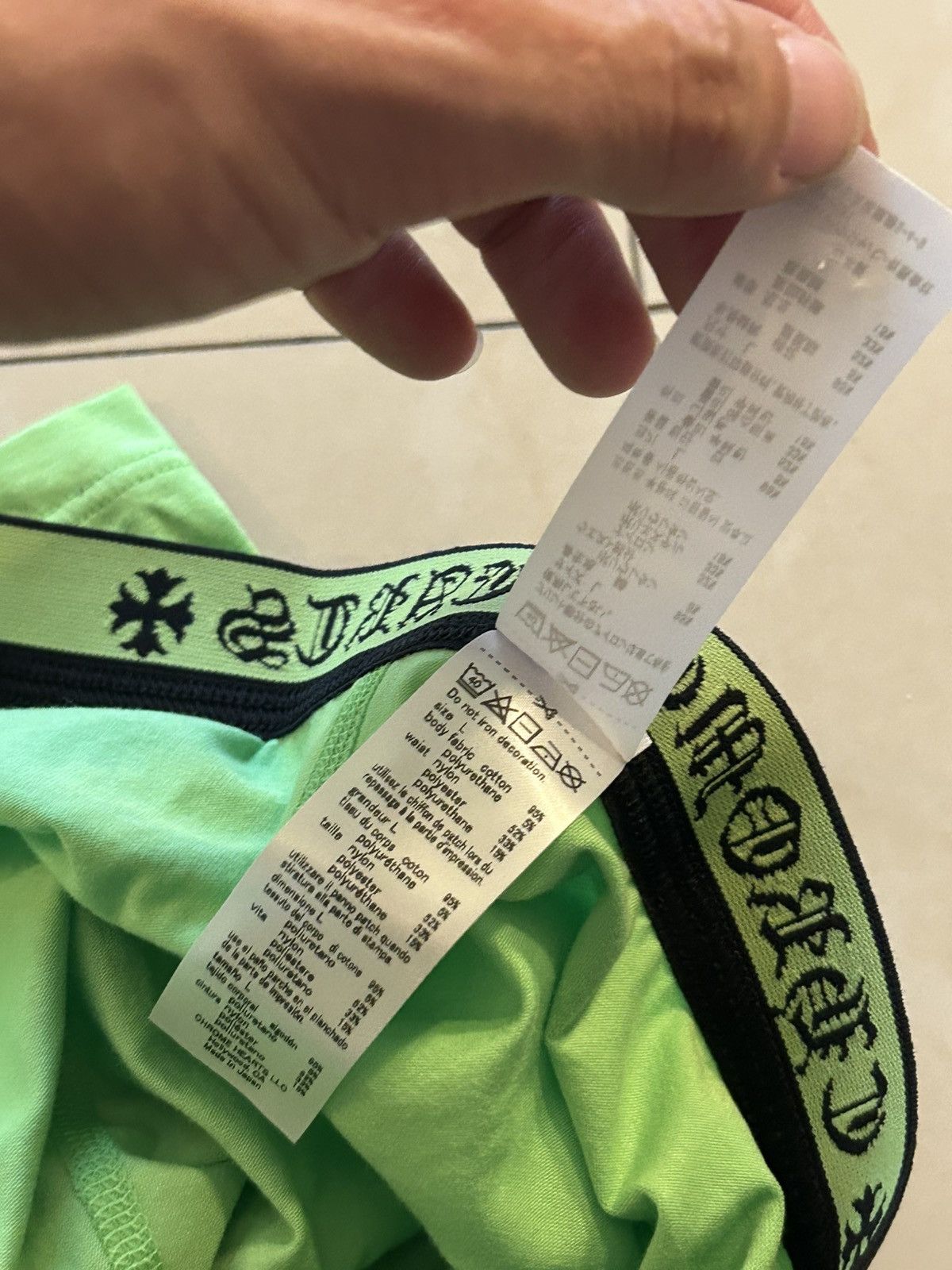 Chrome Hearts Chrome Hearts Green Underwear Size 34 - 5 Thumbnail