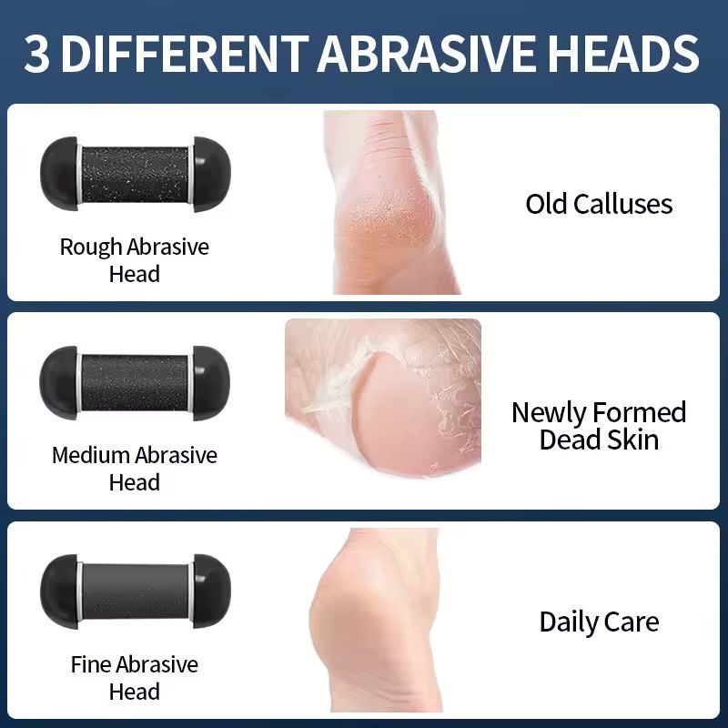 Other Recharge Electric Foot Grinder - USB Powered Callus Remover Size ONE SIZE - 5 Thumbnail