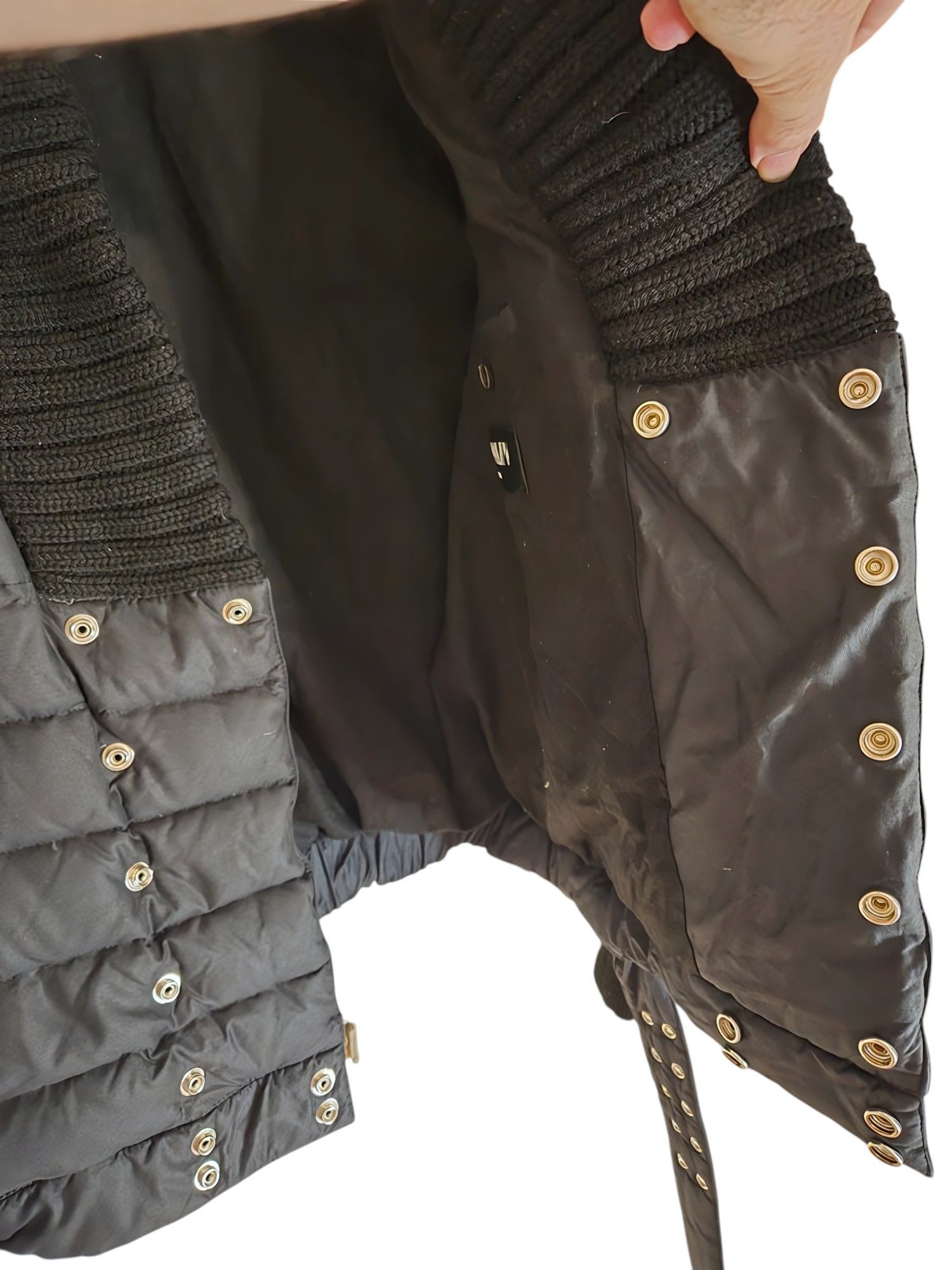 Balmain GOOSE DOWN PUFFER BIKER JACKET Size US M / EU 48-50 / 2 - 4 Thumbnail