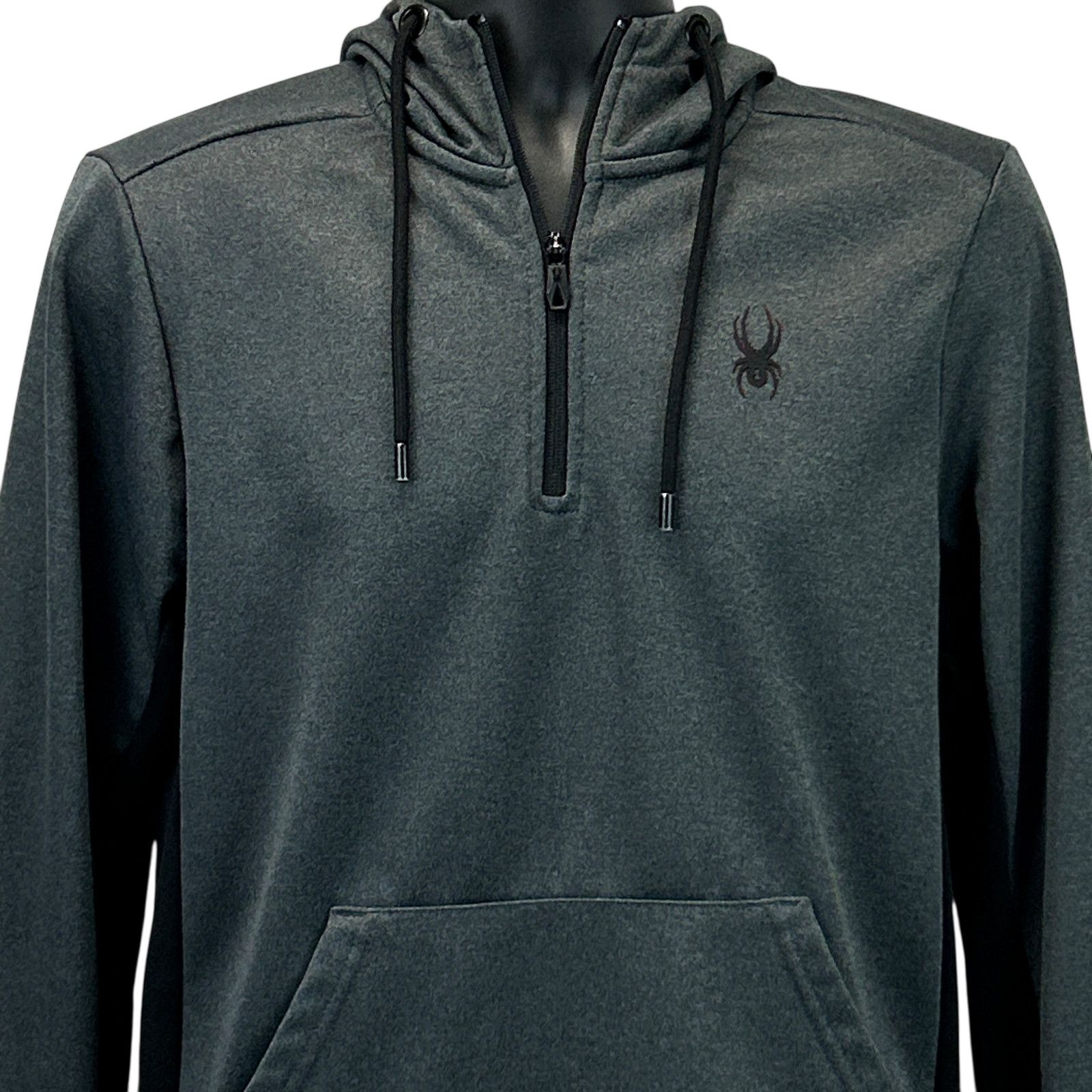Spyder Spyder Active ProWeb Hoodie Gray 1/4 Zip Fleece Hooded S Size US S / EU 44-46 / 1 - 1 Thumbnail