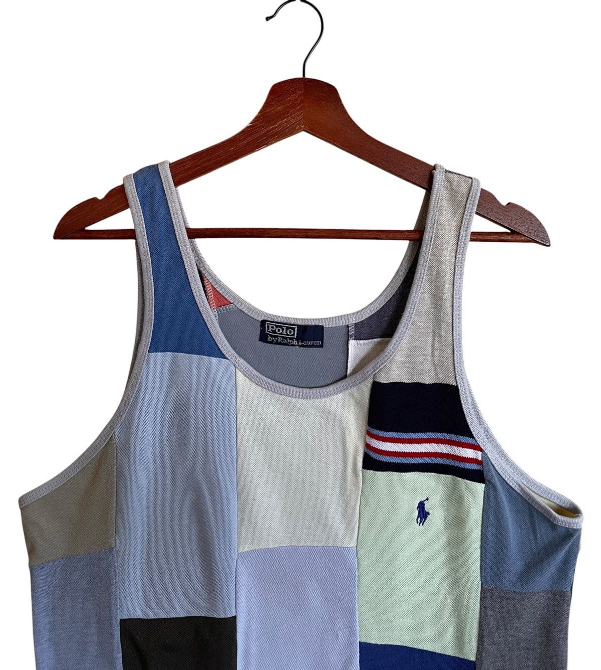 Polo Ralph Lauren Vintage Brand Polo Ralph Lauren Patchwork Sleeveless 1990s Size US M / EU 48-50 / 2 - 3 Thumbnail