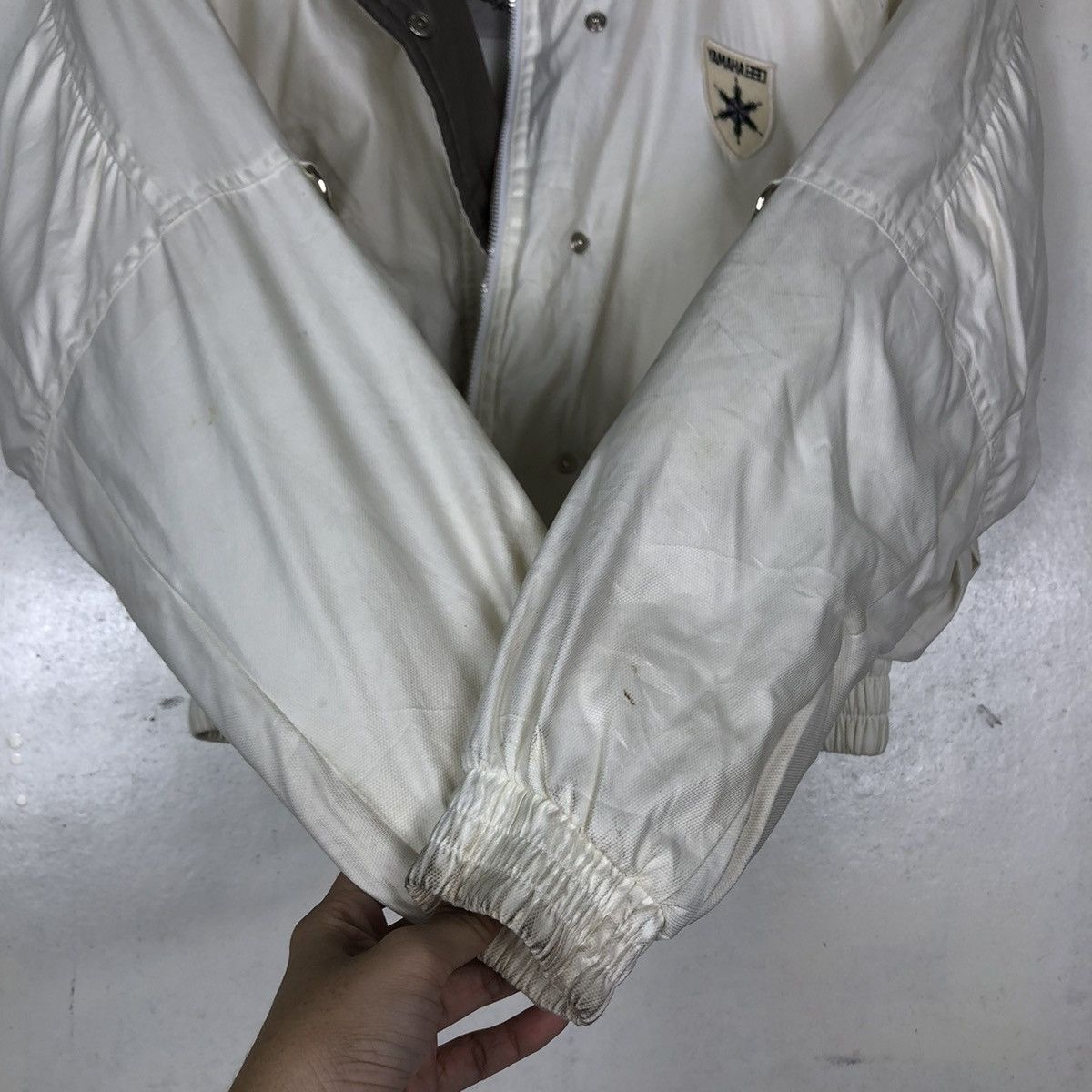 Japanese Brand 🔥Vintage Cropped Bomber Ski Jacket Racing Yamaha Japan Size US M / EU 48-50 / 2 - 14 Thumbnail