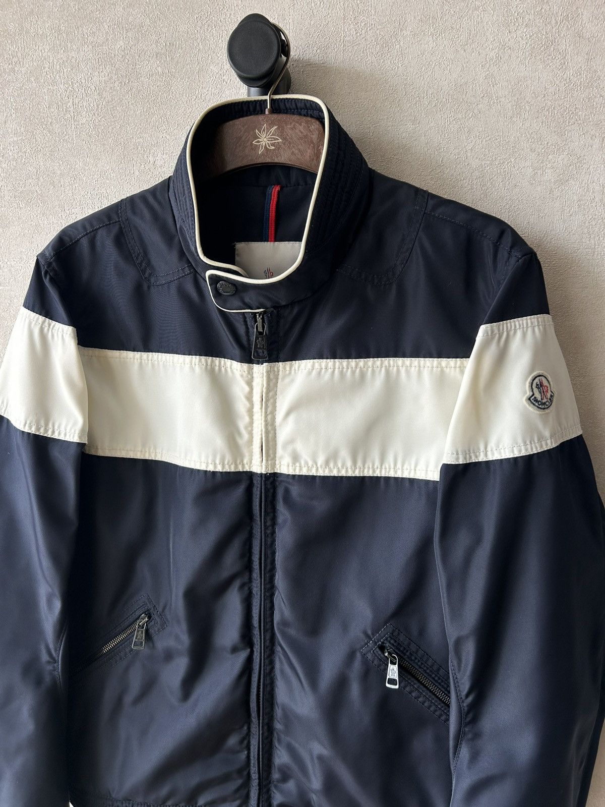 Moncler Vintage Moncler Light Moto Biker Jacket Size US M / EU 48-50 / 2 - 3 Thumbnail